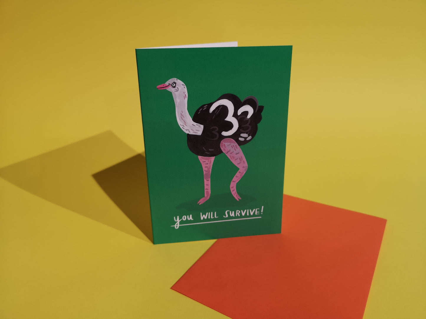 You Will Survive - Ostrich Card