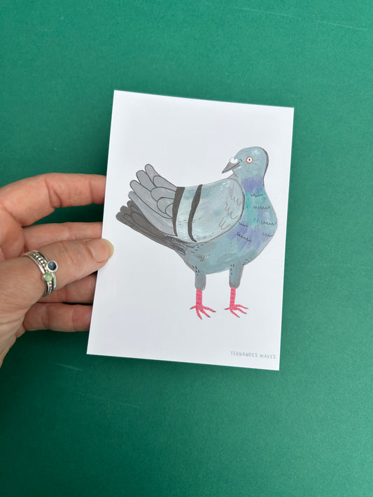 Derpy Pigeon Postcard