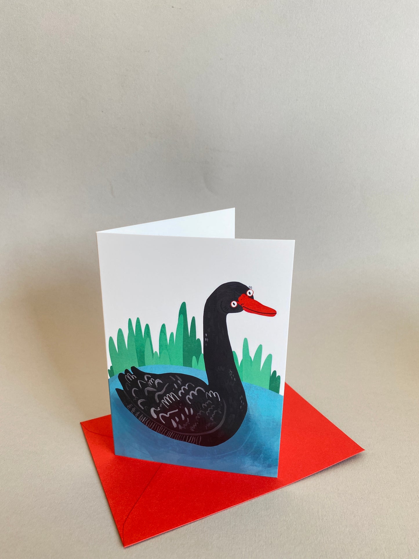 Black Swan Greeting Card