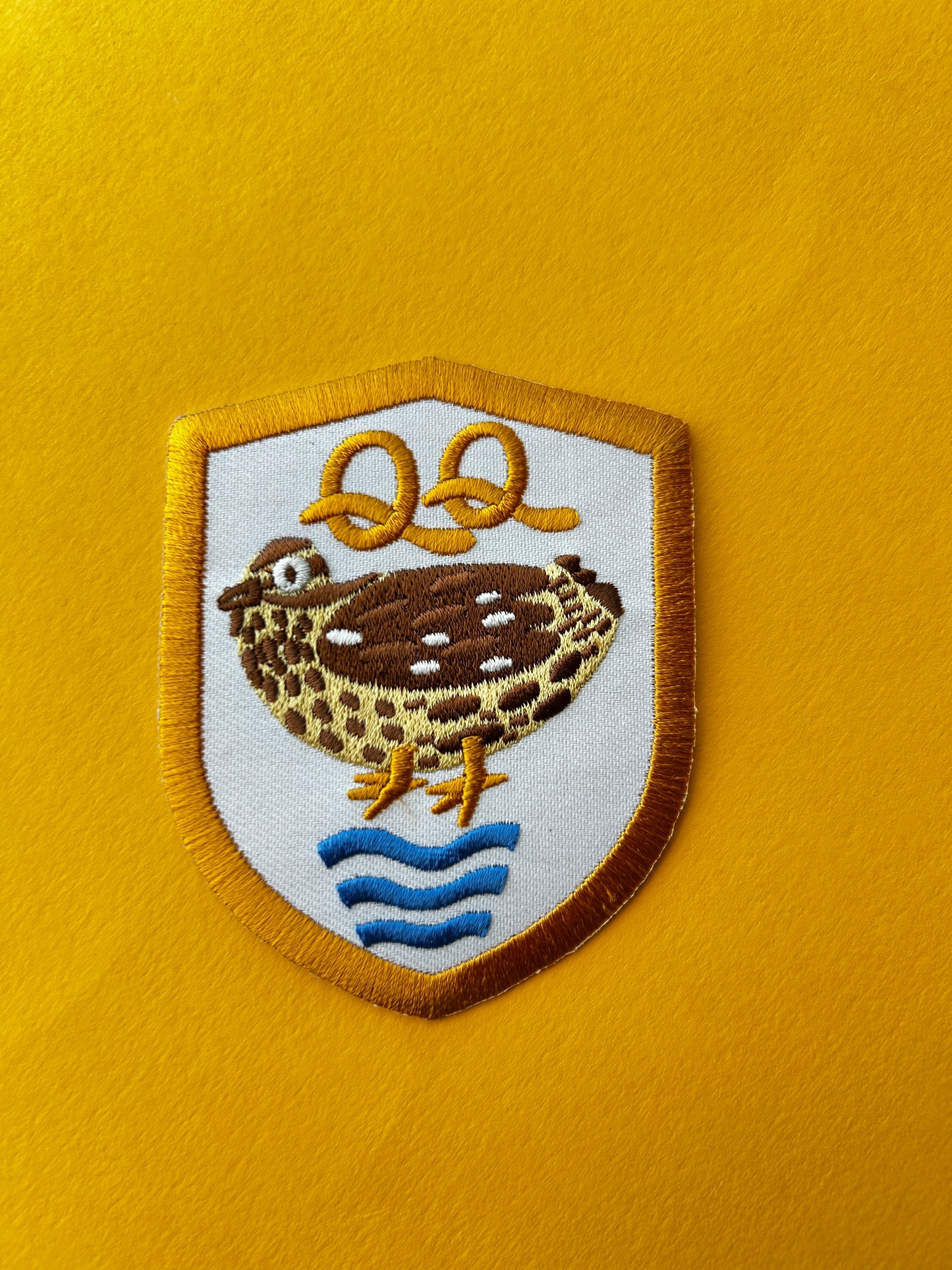 Quails Team (Football style) Embroidered Iron-On Patch