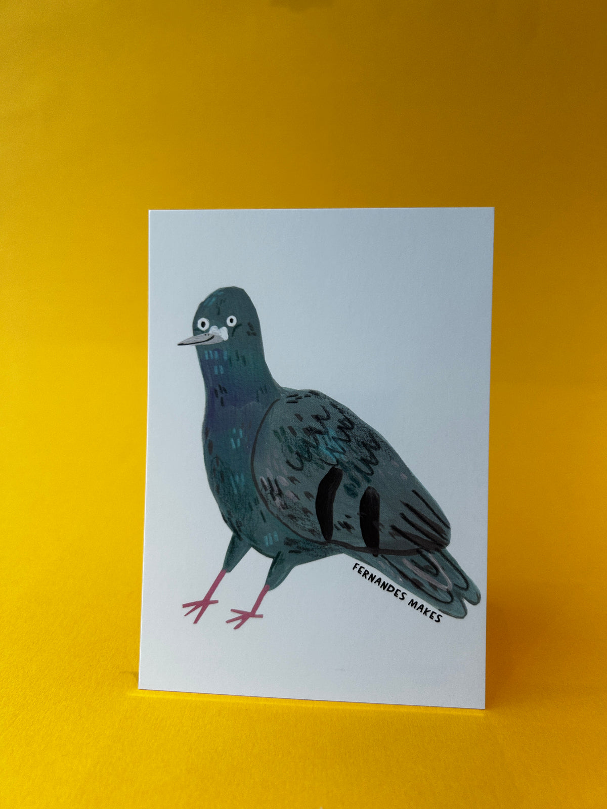 Happy Pigeon Pal / Truffle Salt / Postcard
