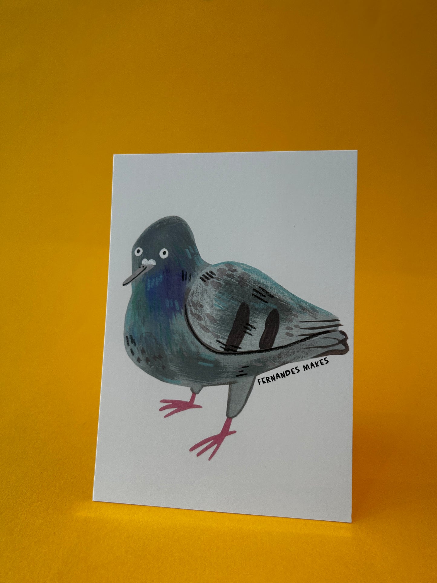 Happy Pigeon Pal / Reginald / Postcard