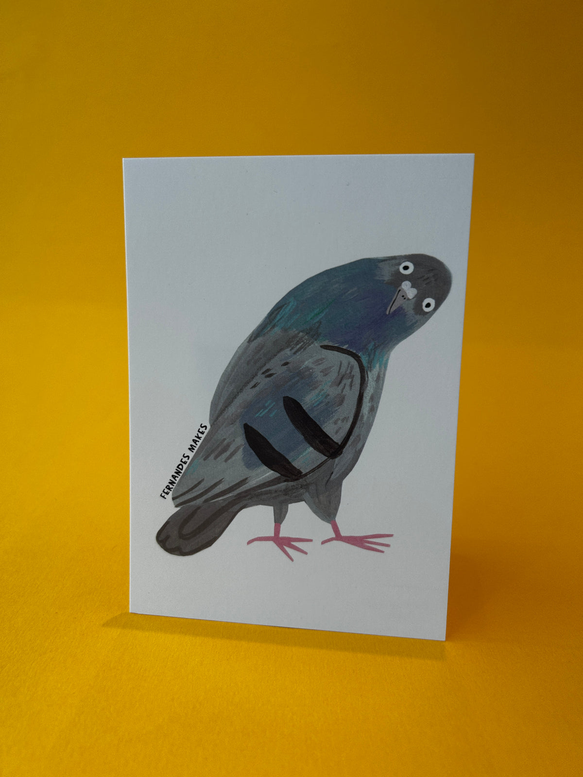 Happy Pigeon Pal / Oregano / Postcard
