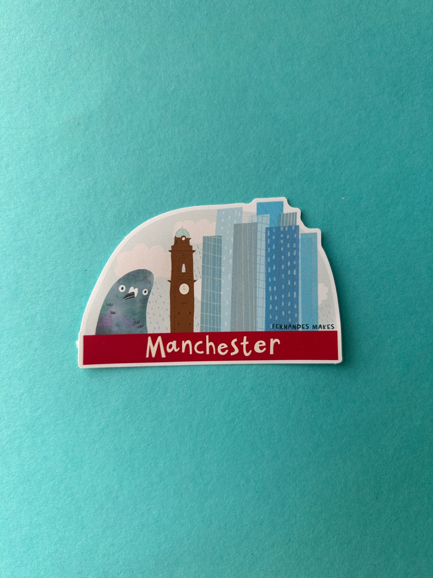 Manchester Skyline Sticker