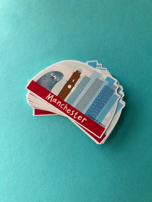 Manchester Skyline Sticker