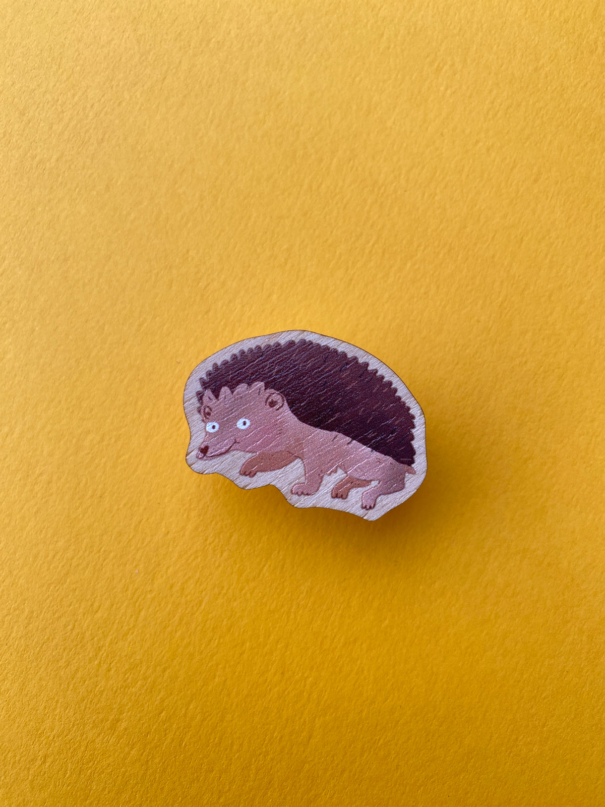 Hedgehog Wooden Pin