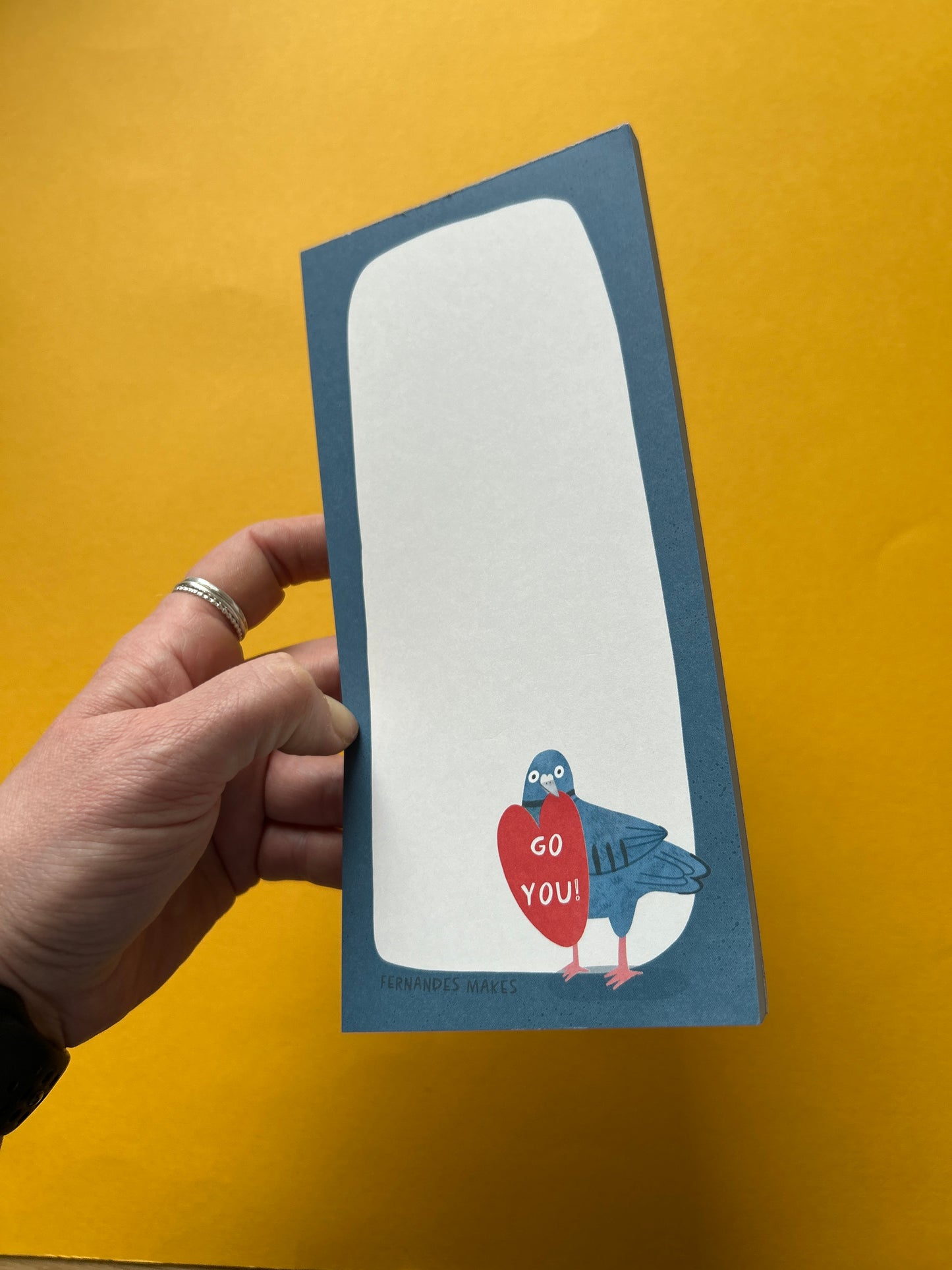 Go You! Pigeon DL Notepad