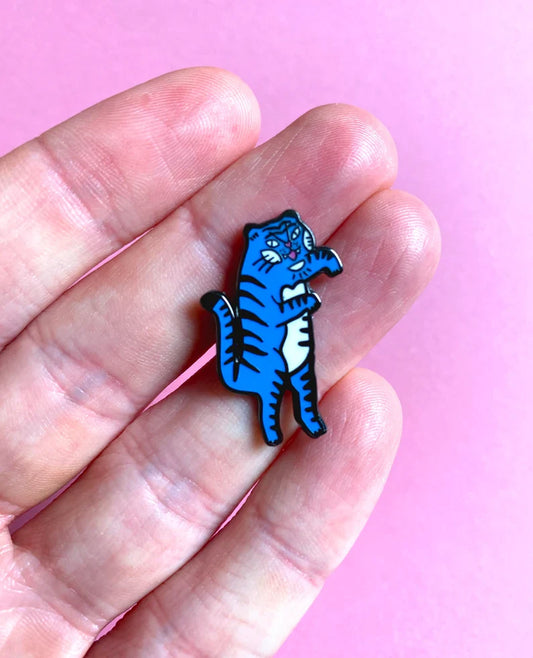 Creeping Tiger Hard Enamel Pin