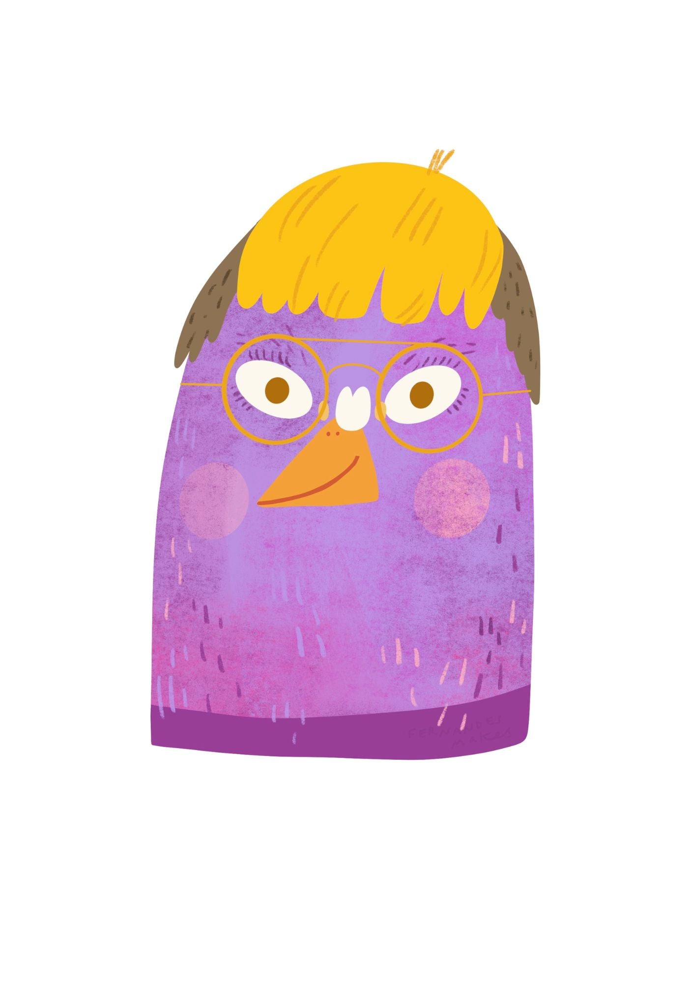 Digital Pigeon Portrait