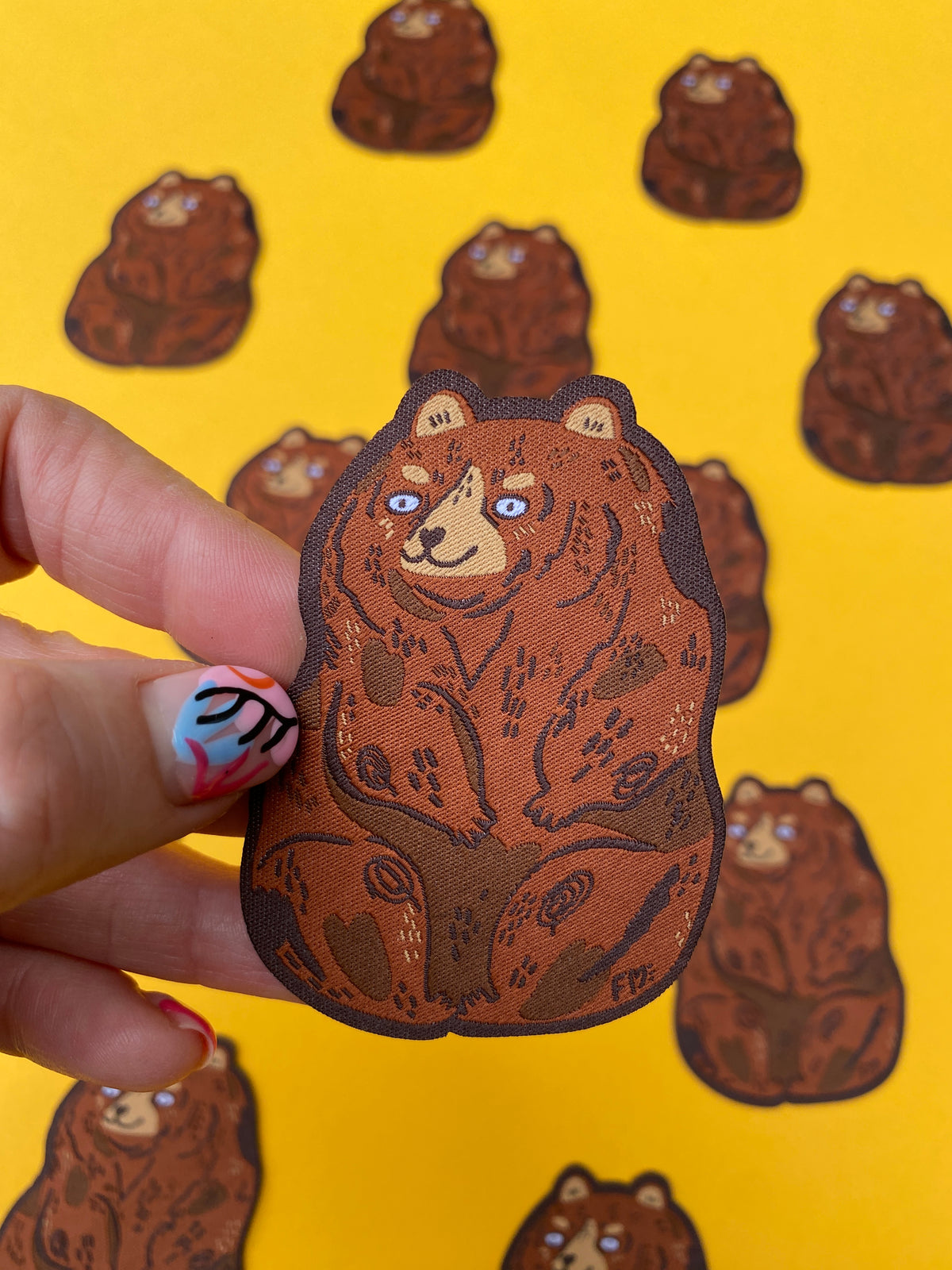 Bear Woven Patch