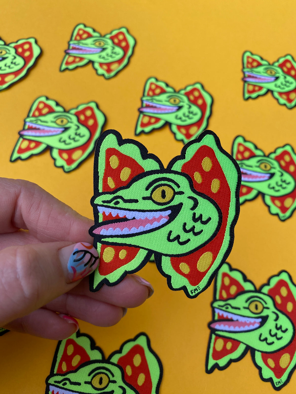 Dilophosaurus Woven Patch