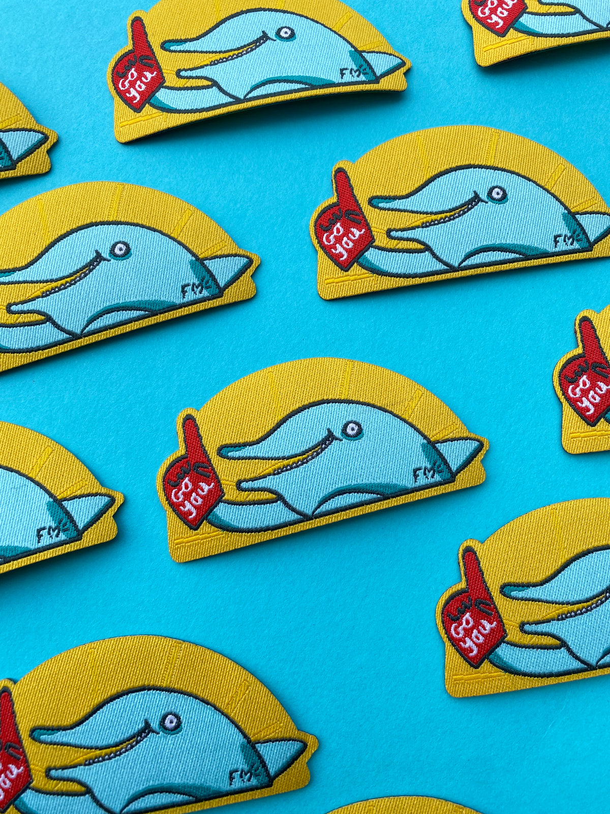 Endorphin Dolphin Woven Patch