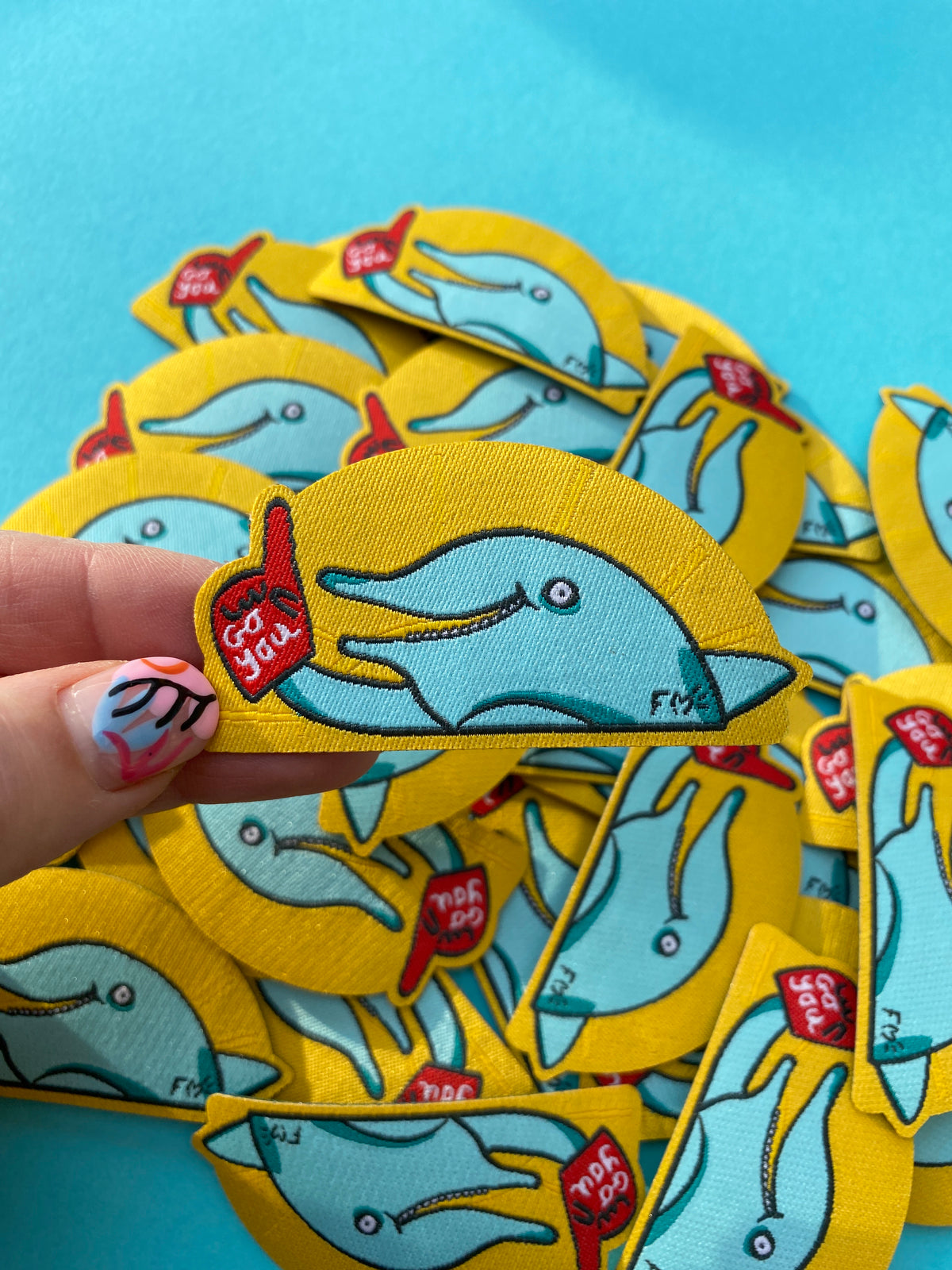 Endorphin Dolphin Woven Patch