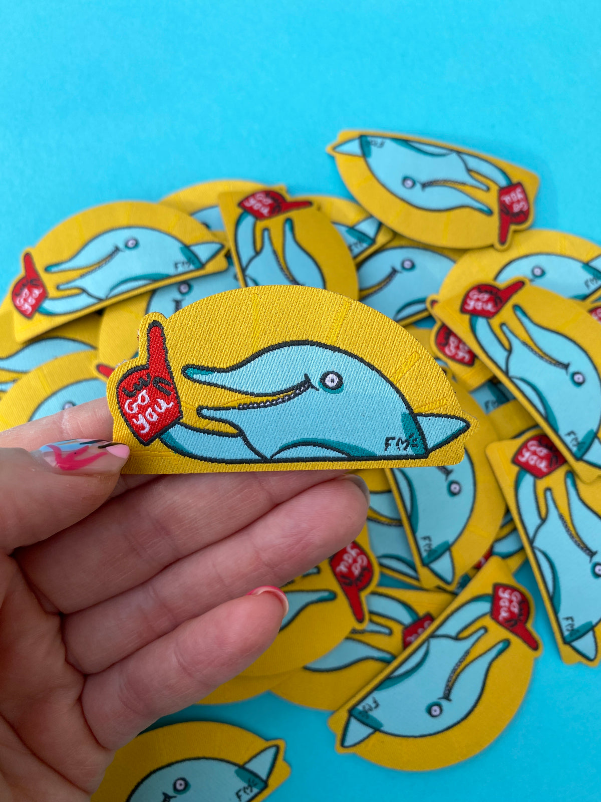 Endorphin Dolphin Woven Patch