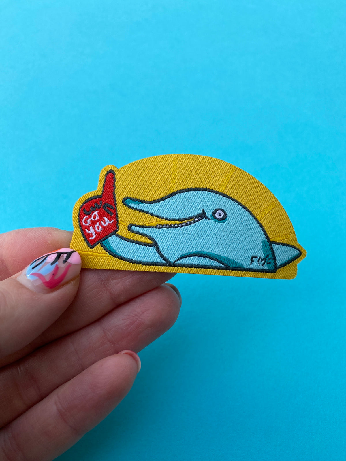 Endorphin Dolphin Woven Patch