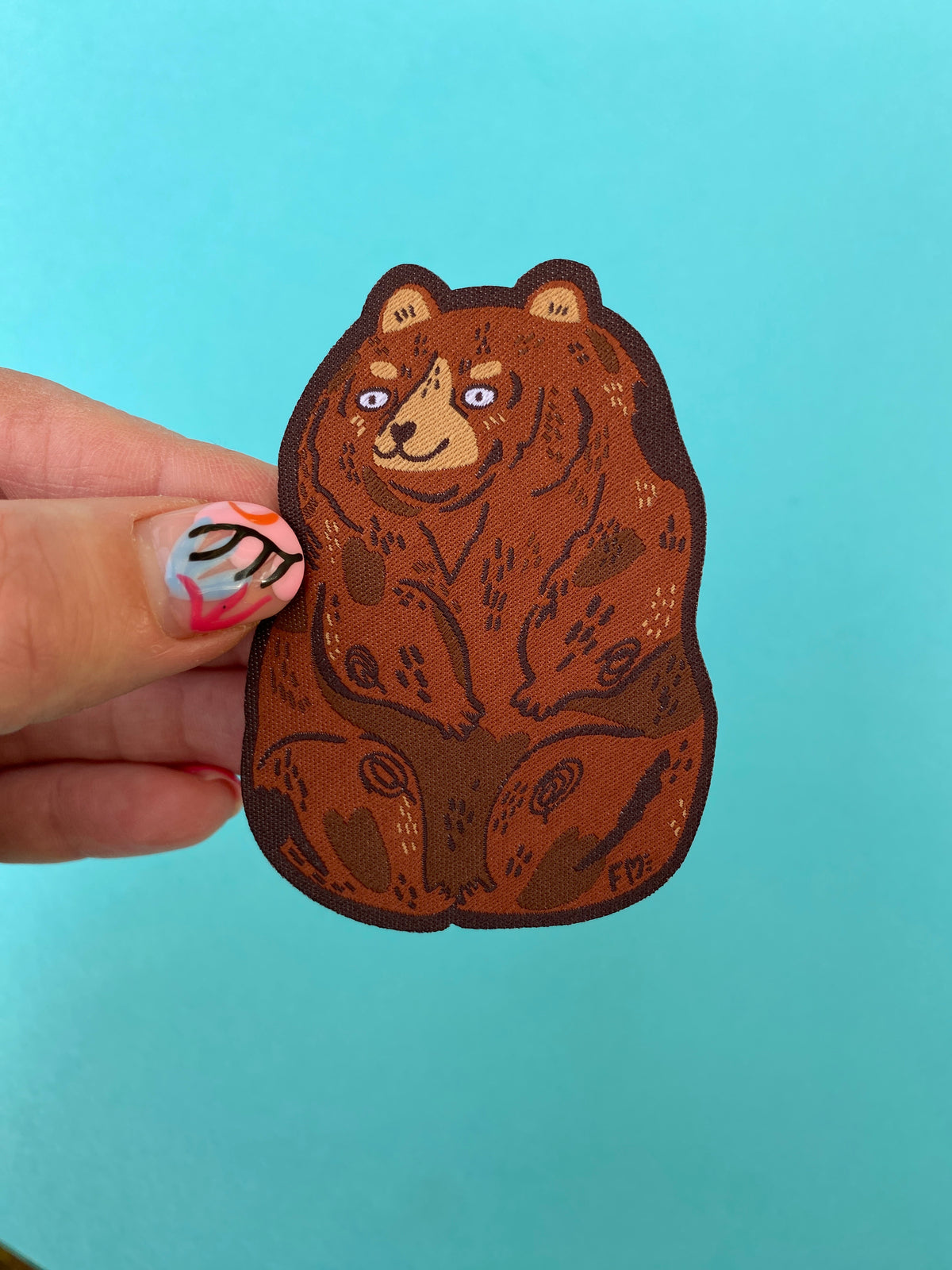Bear Woven Patch