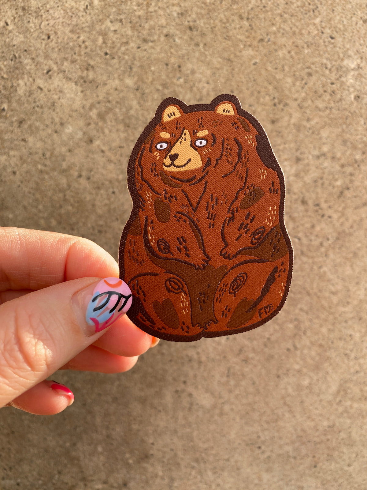 Bear Woven Patch