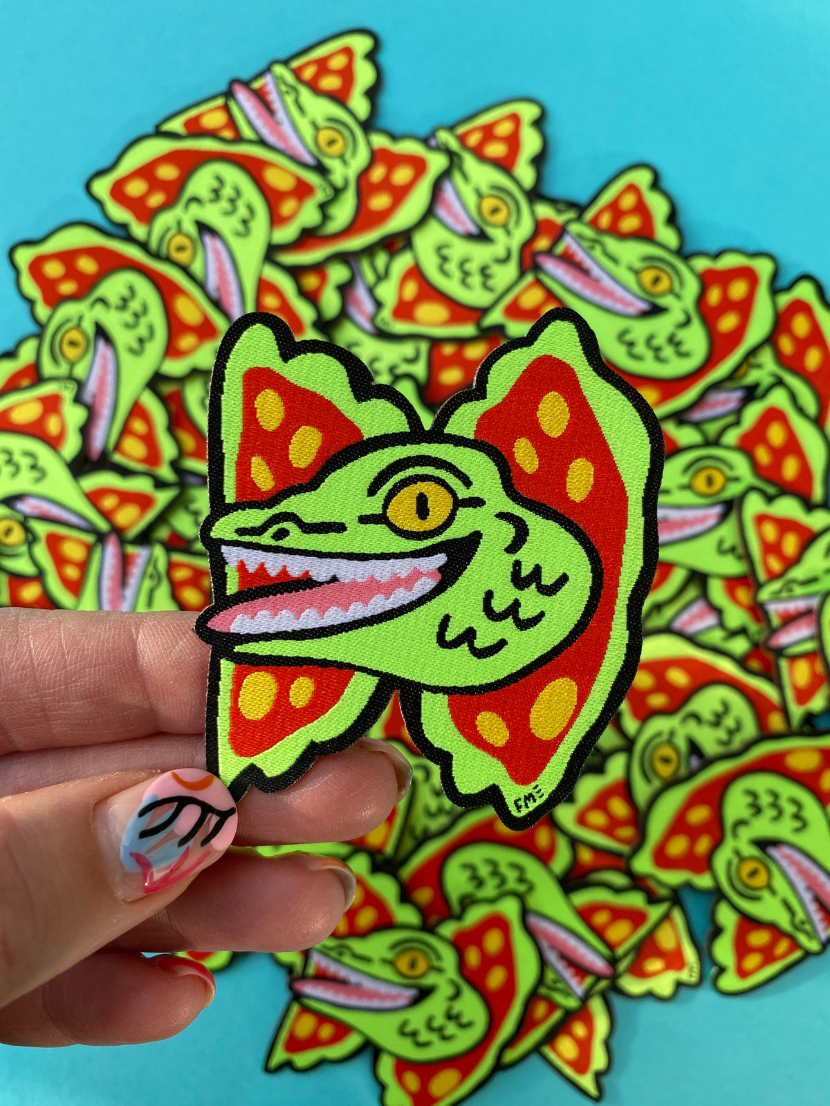 Dilophosaurus Woven Patch
