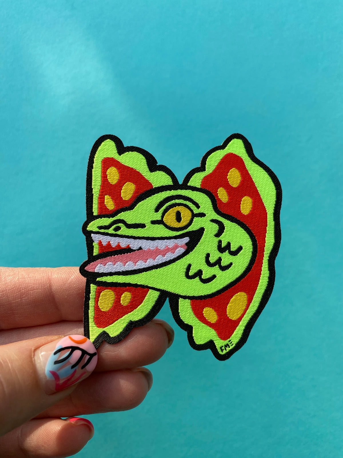 Dilophosaurus Woven Patch