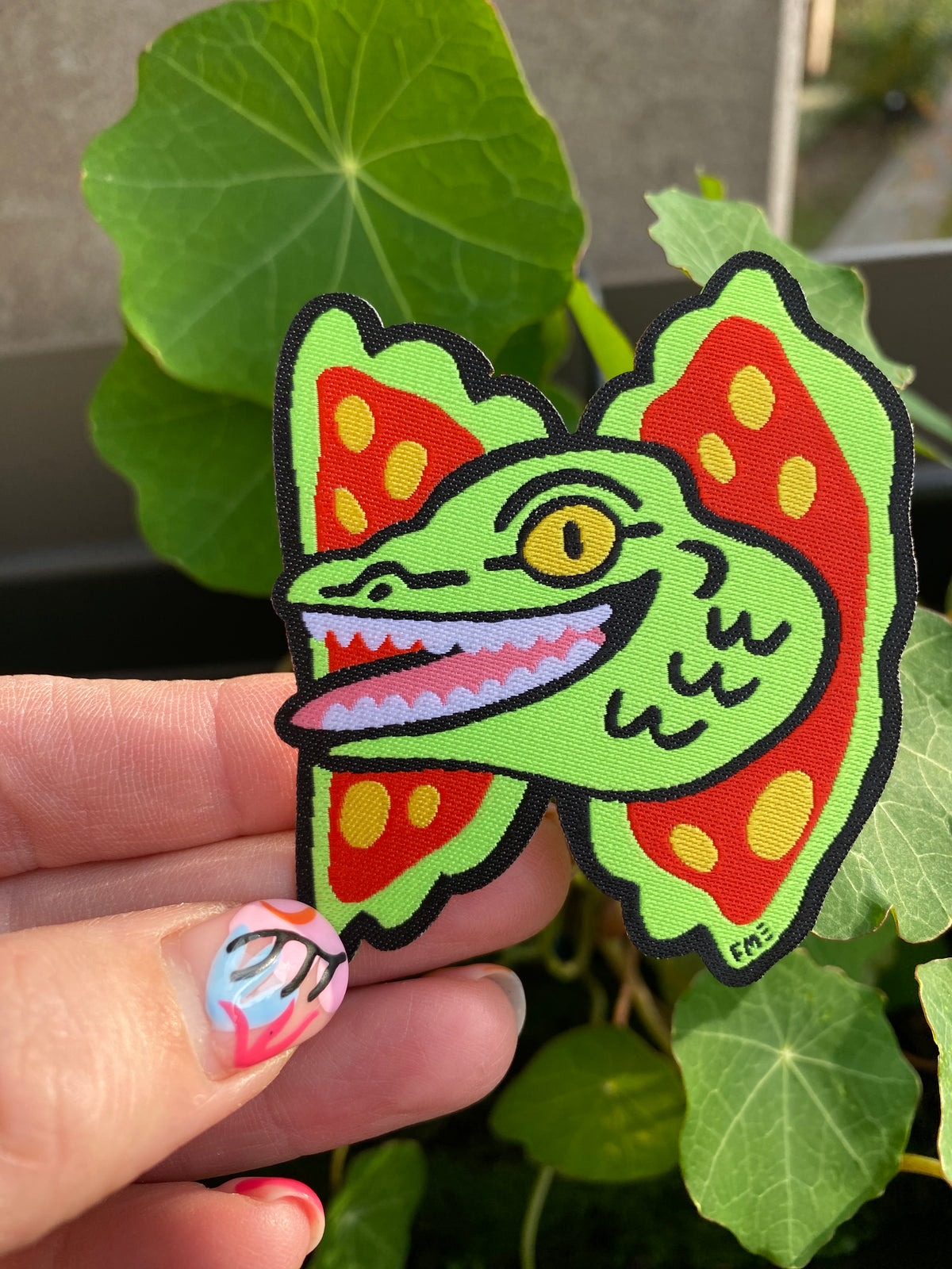 Dilophosaurus Woven Patch