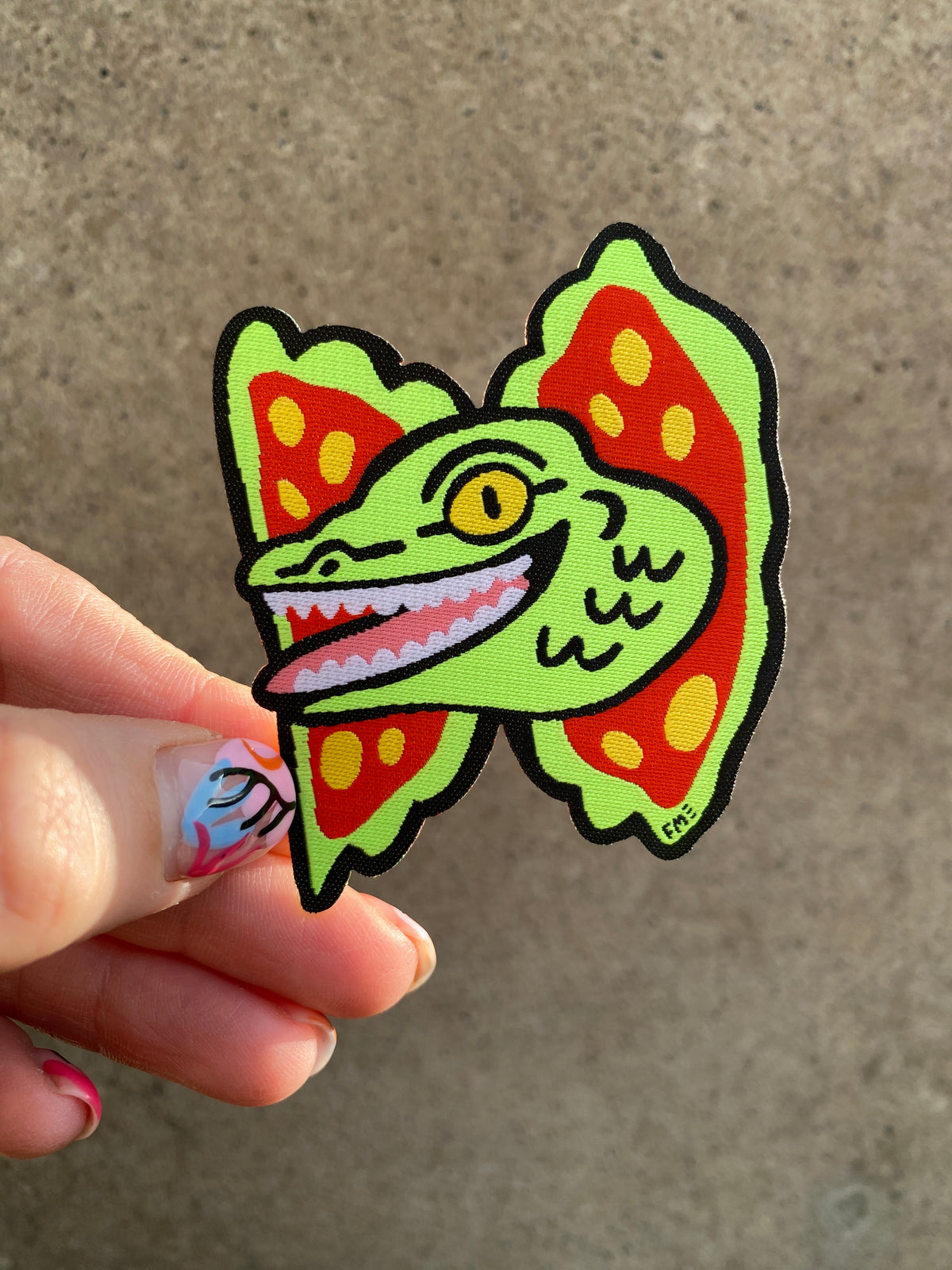 Dilophosaurus Woven Patch