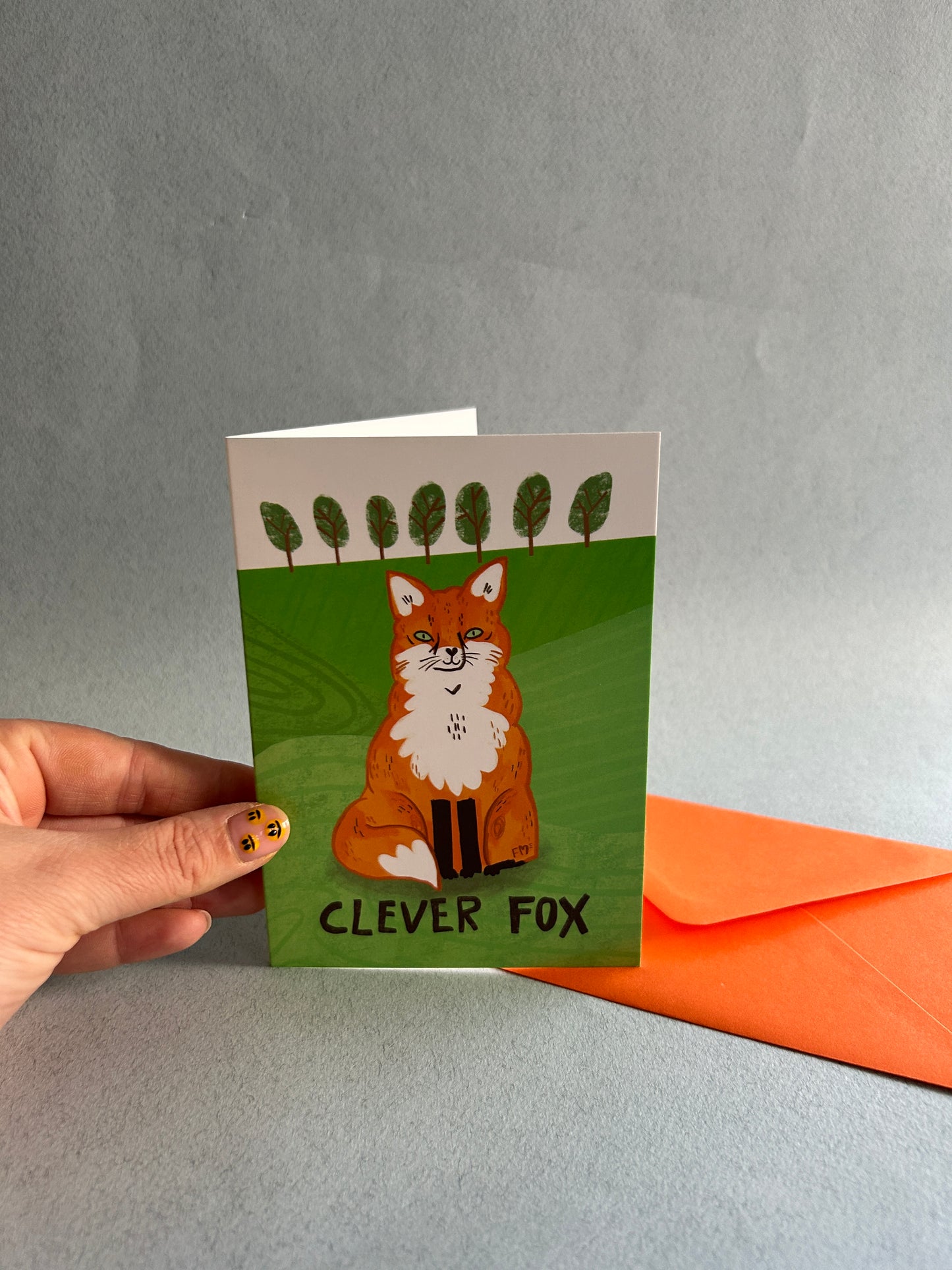 Clever Fox Greeting Card