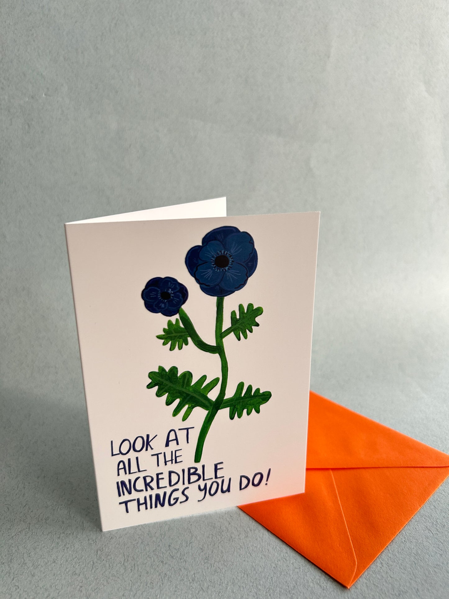 Look At All The Incredible Things You Do Poppy Greeting Card