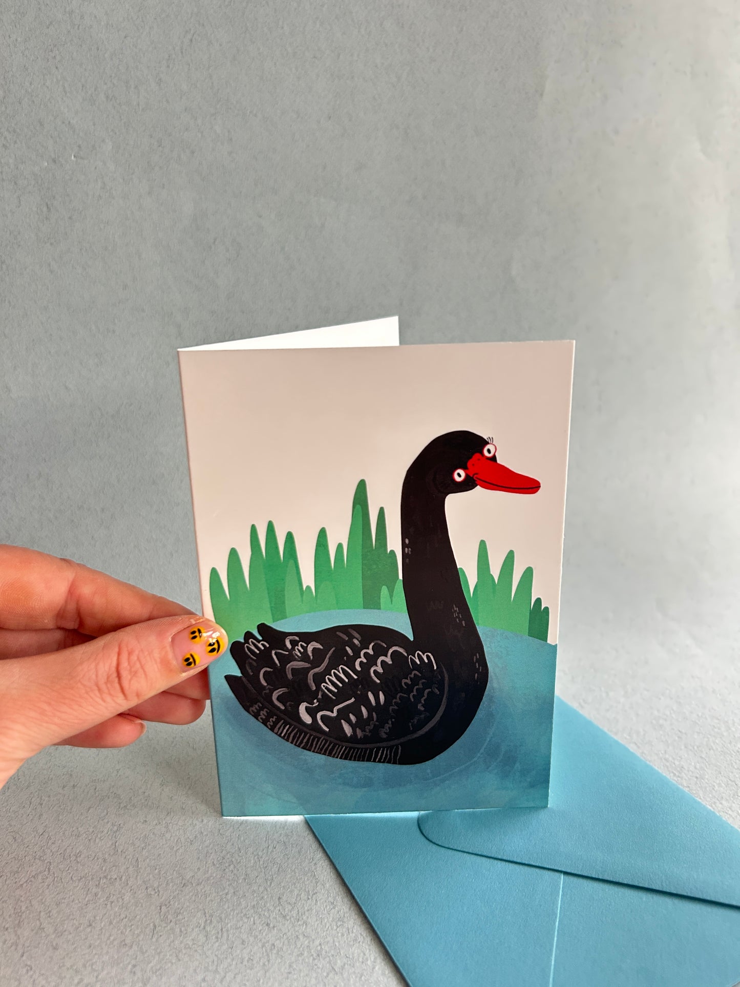 Black Swan Greeting Card