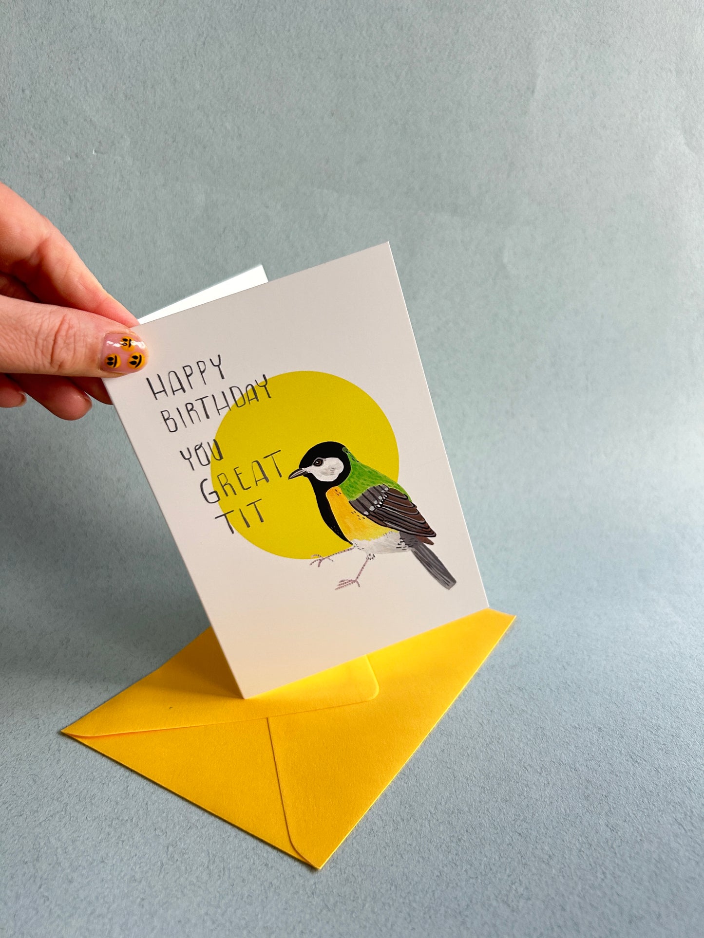 You Great Tit Birthday Greeting Card
