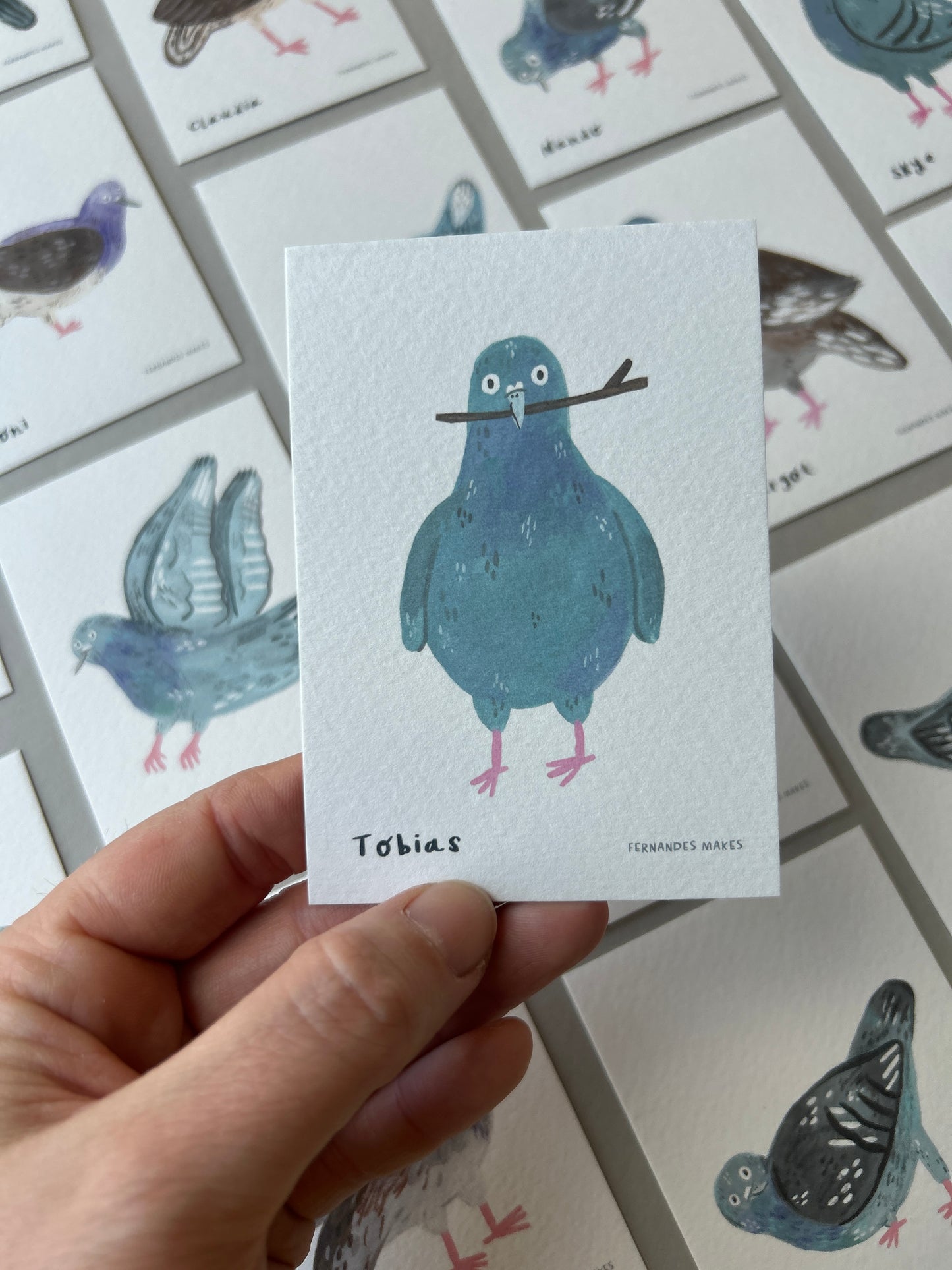 Pigeon Pals Mini Prints (A7)