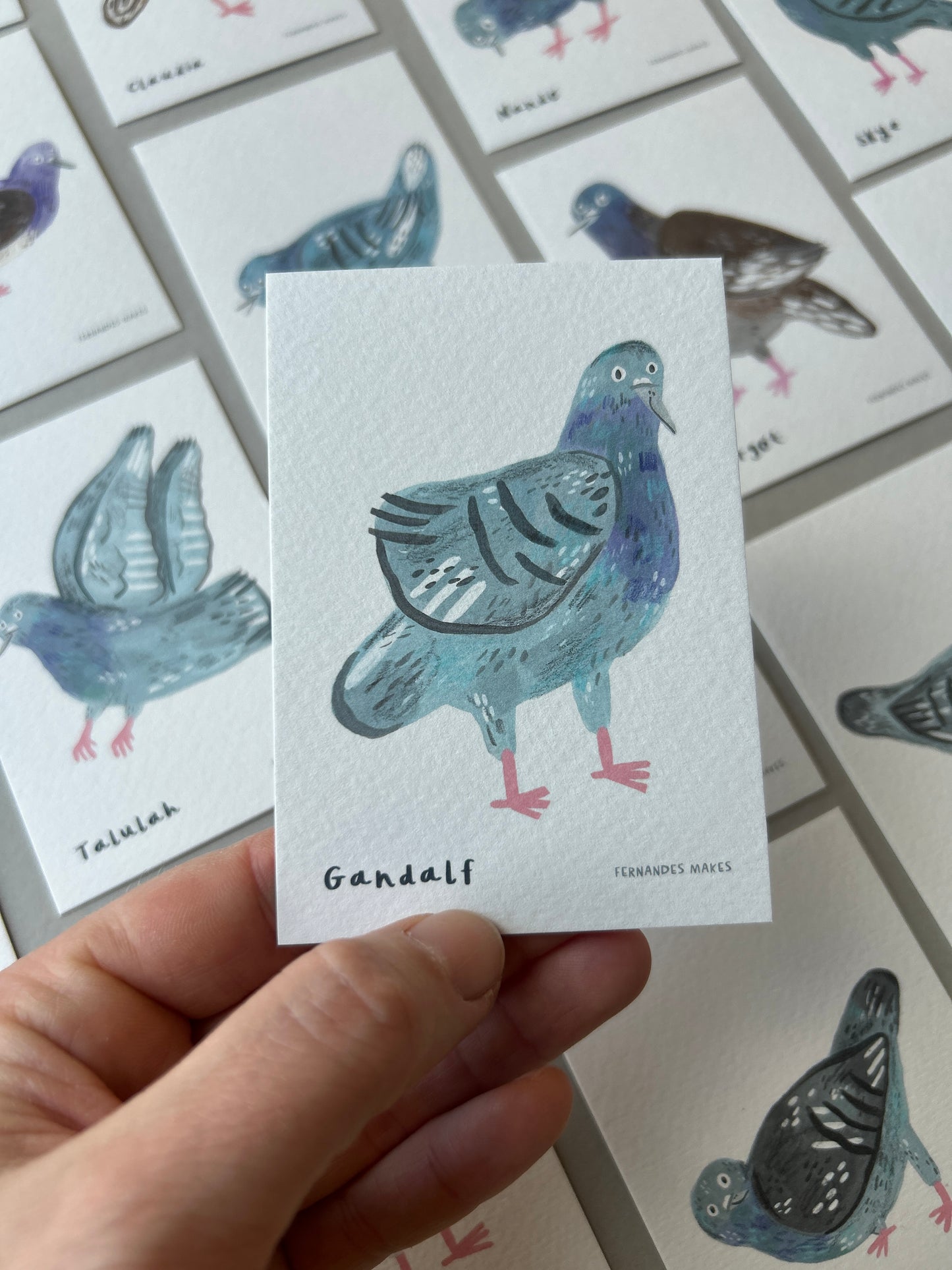 Pigeon Pals Mini Prints (A7)