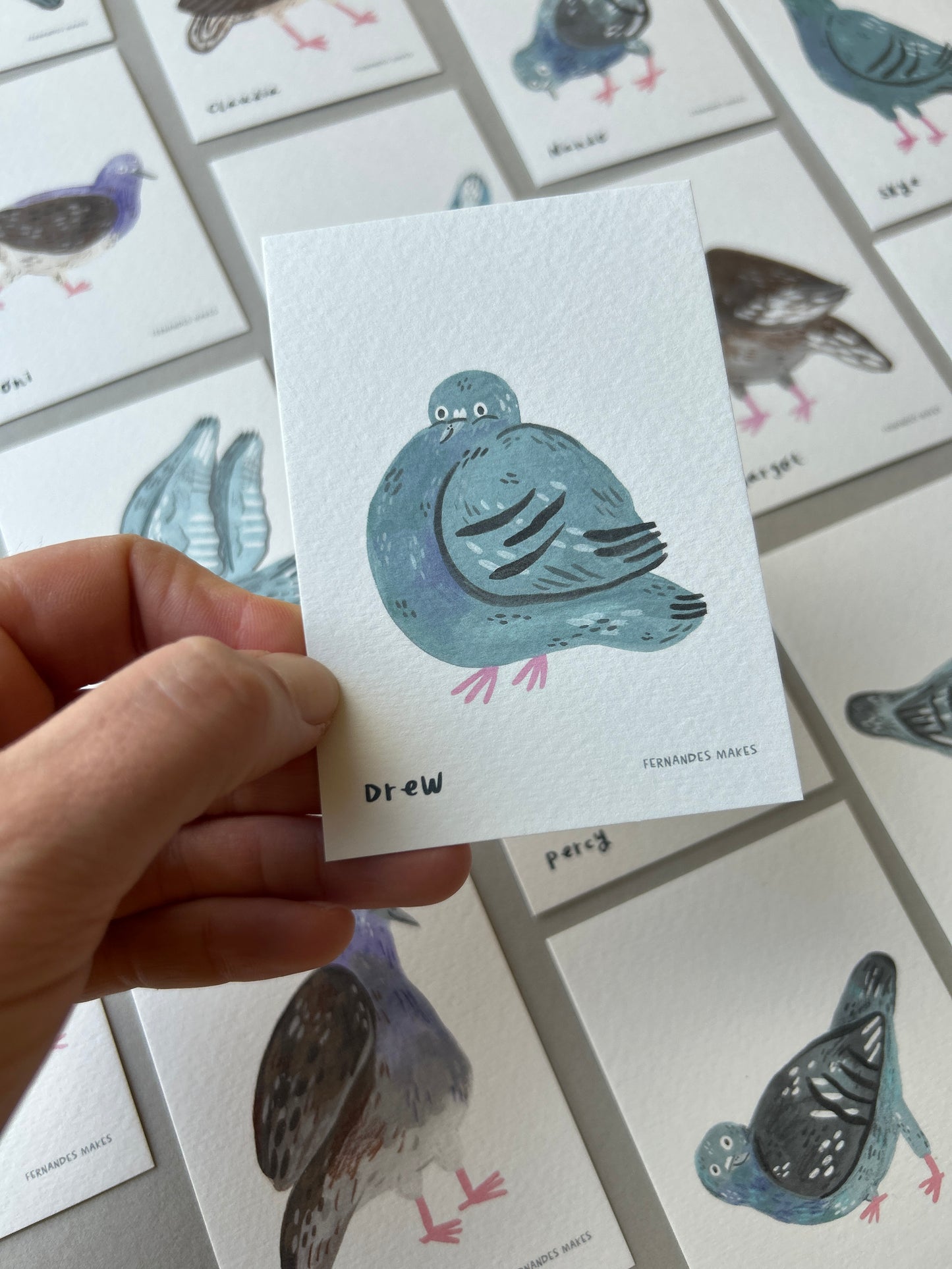 Pigeon Pals Mini Prints (A7)