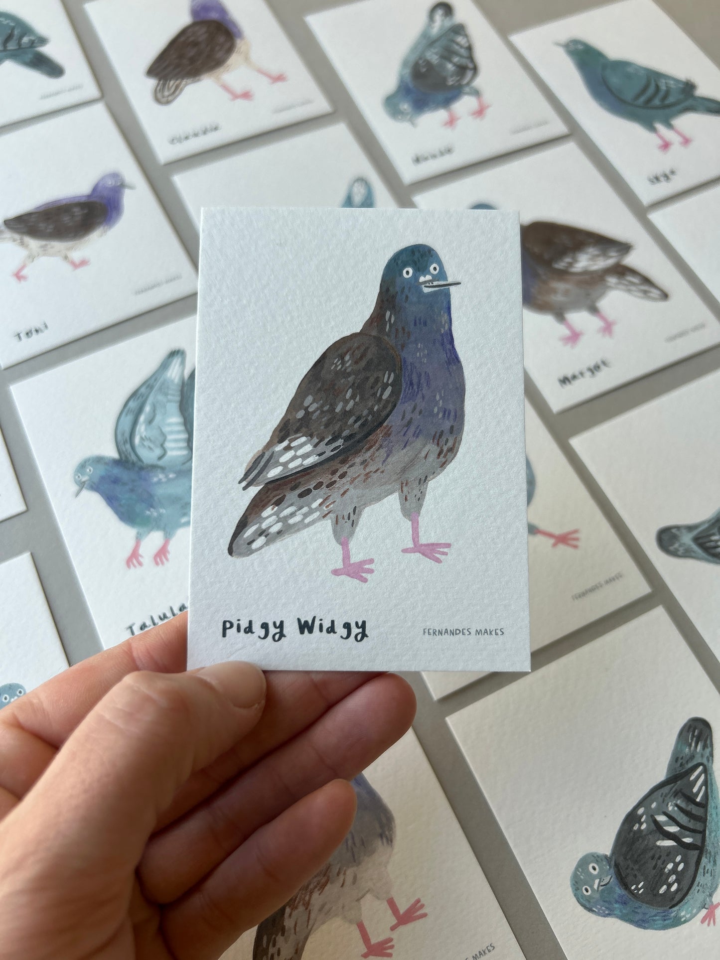 Pigeon Pals Mini Prints (A7)