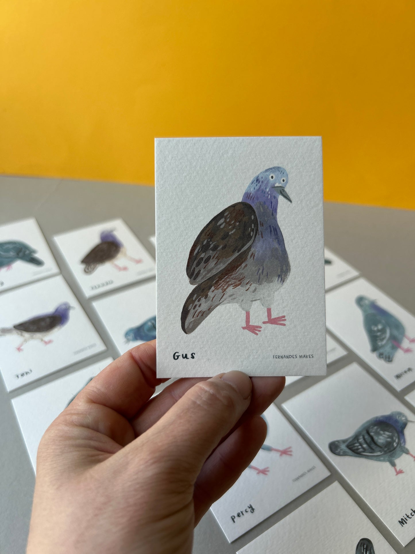 Pigeon Pals Mini Prints (A7)
