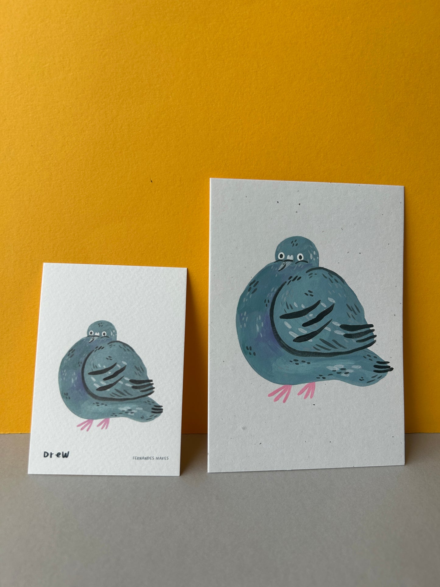 Pigeon Pals Mini Prints (A7)
