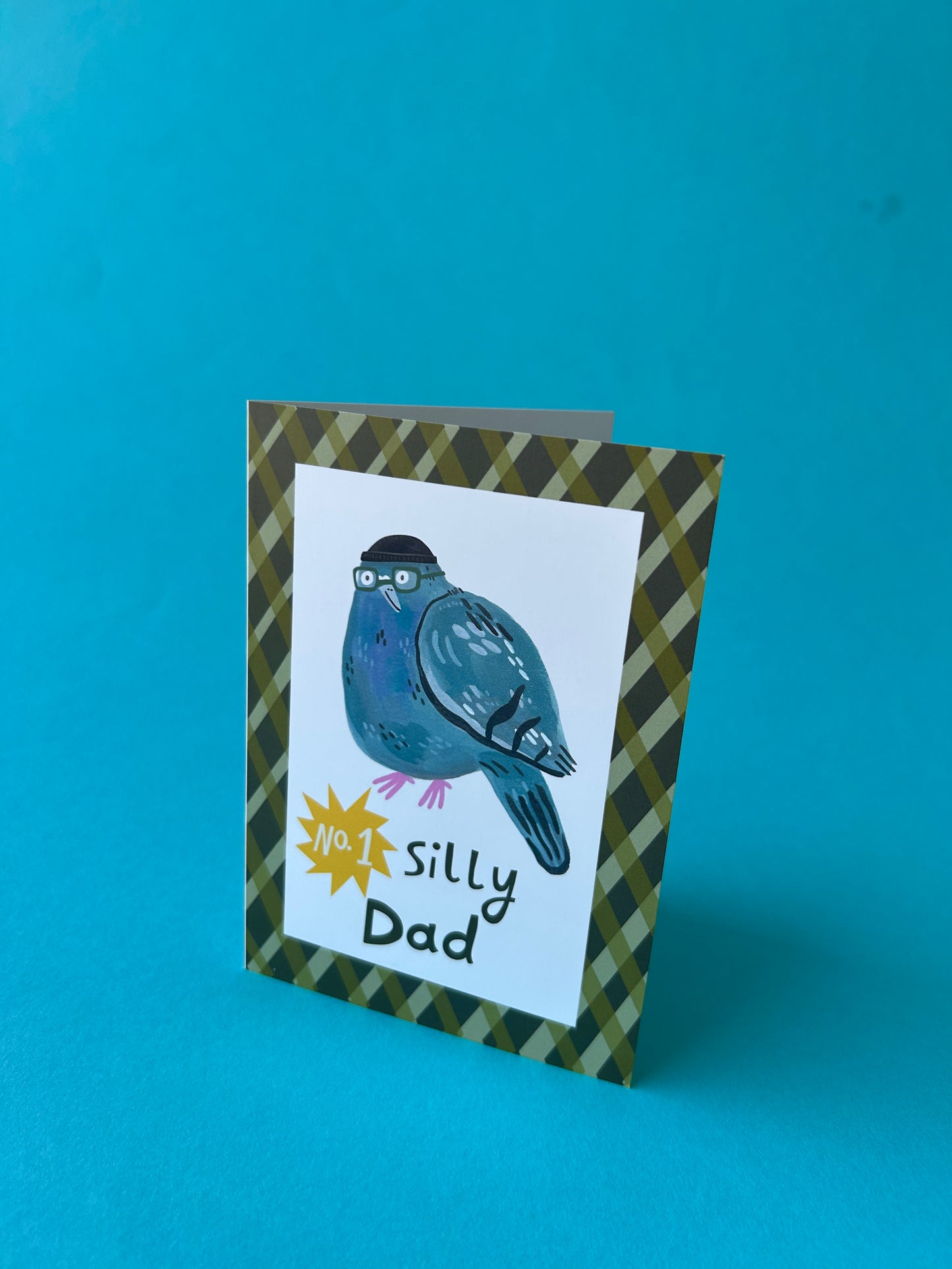 Silly Dad / Pigeon Greeting Card