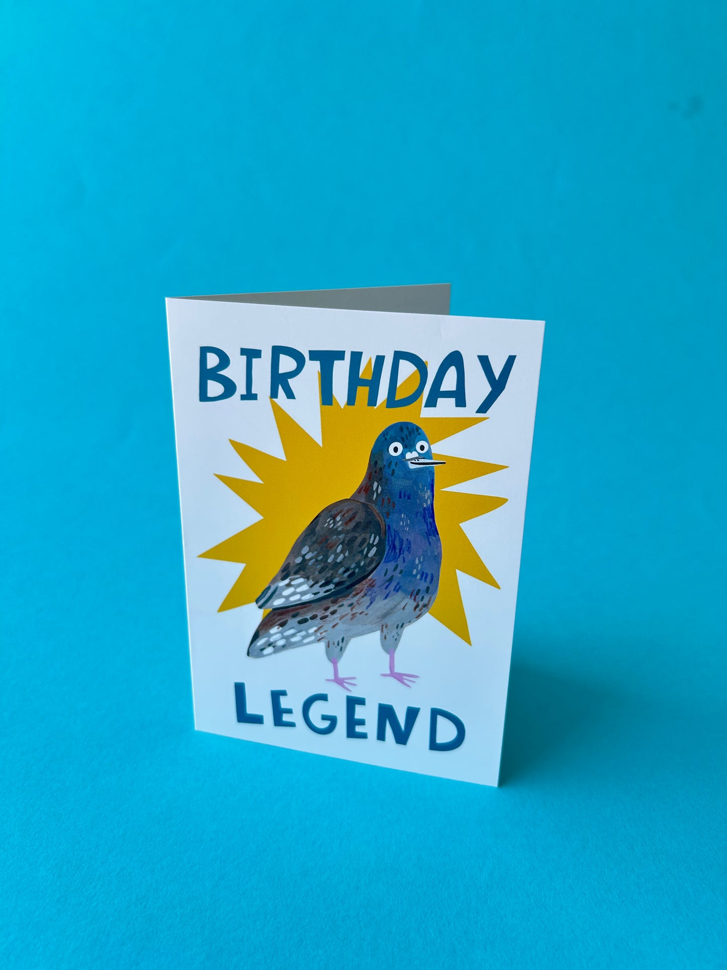 Birthday Legend / Pigeon Greeting Card