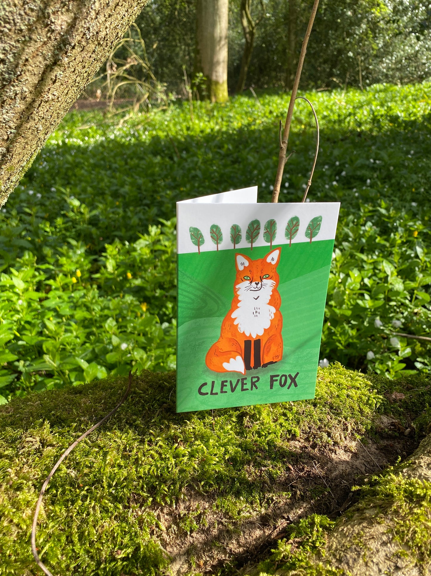 Clever Fox Greeting Card