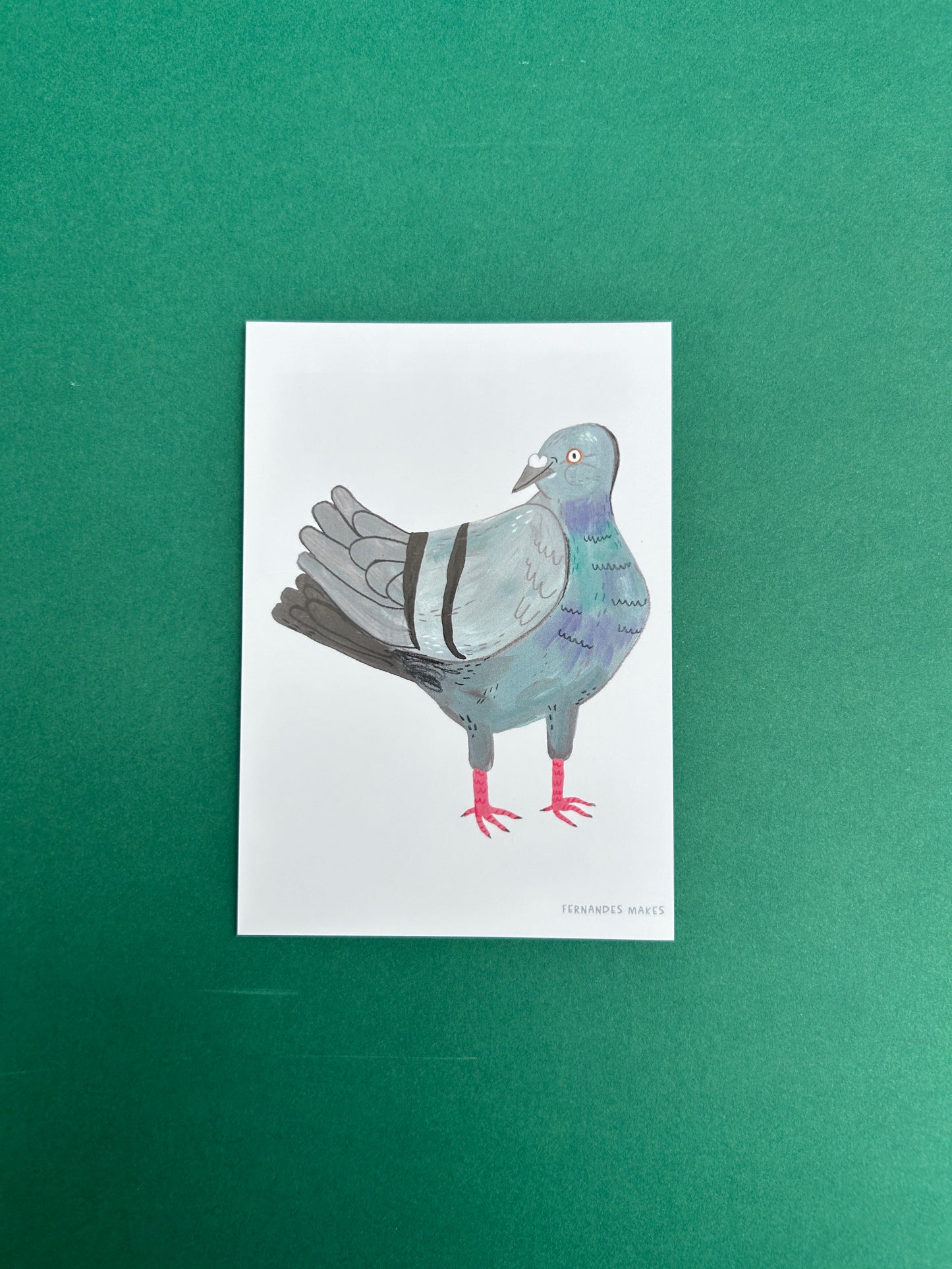 Derpy Pigeon Postcard