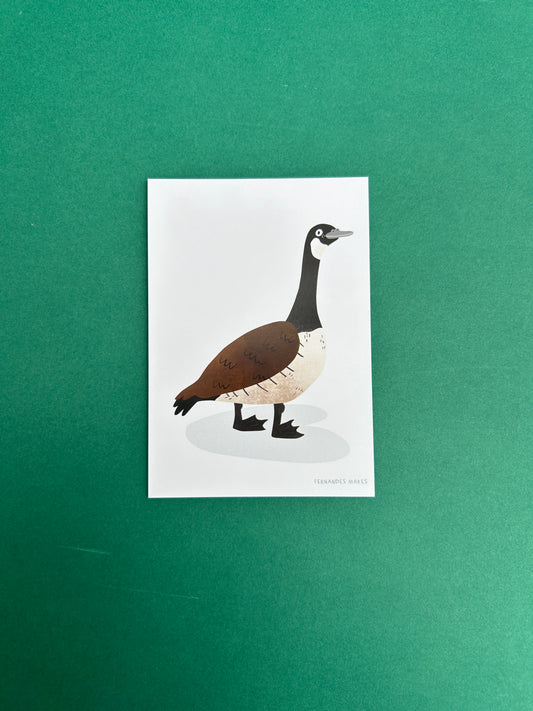 Proud Happy Goose Postcard