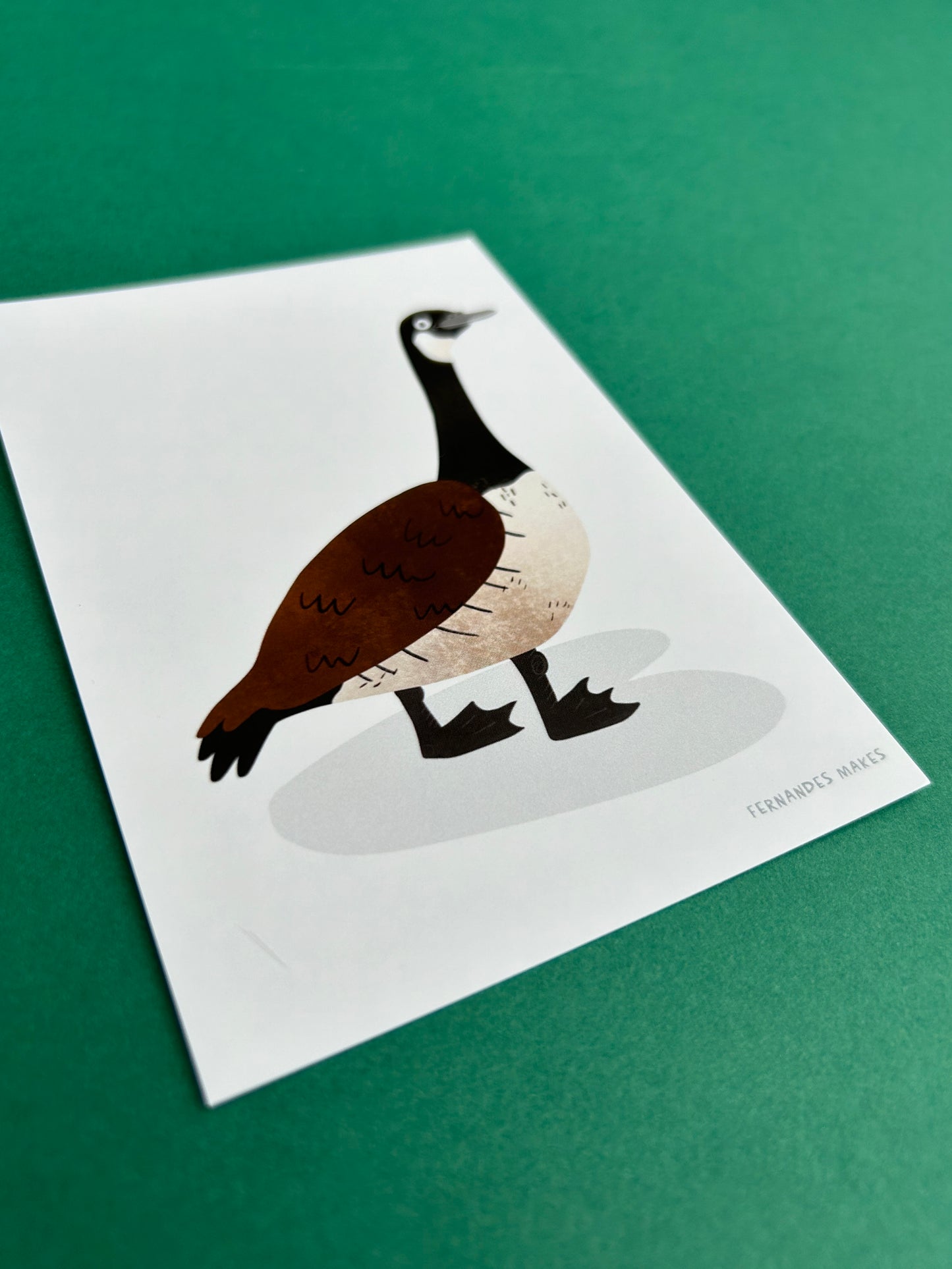 Proud Happy Goose Postcard