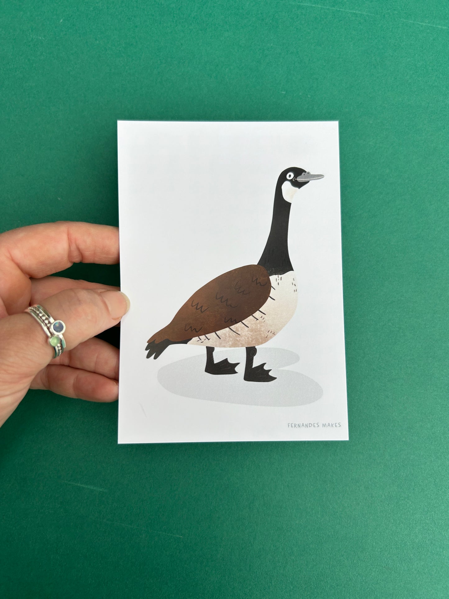Proud Happy Goose Postcard