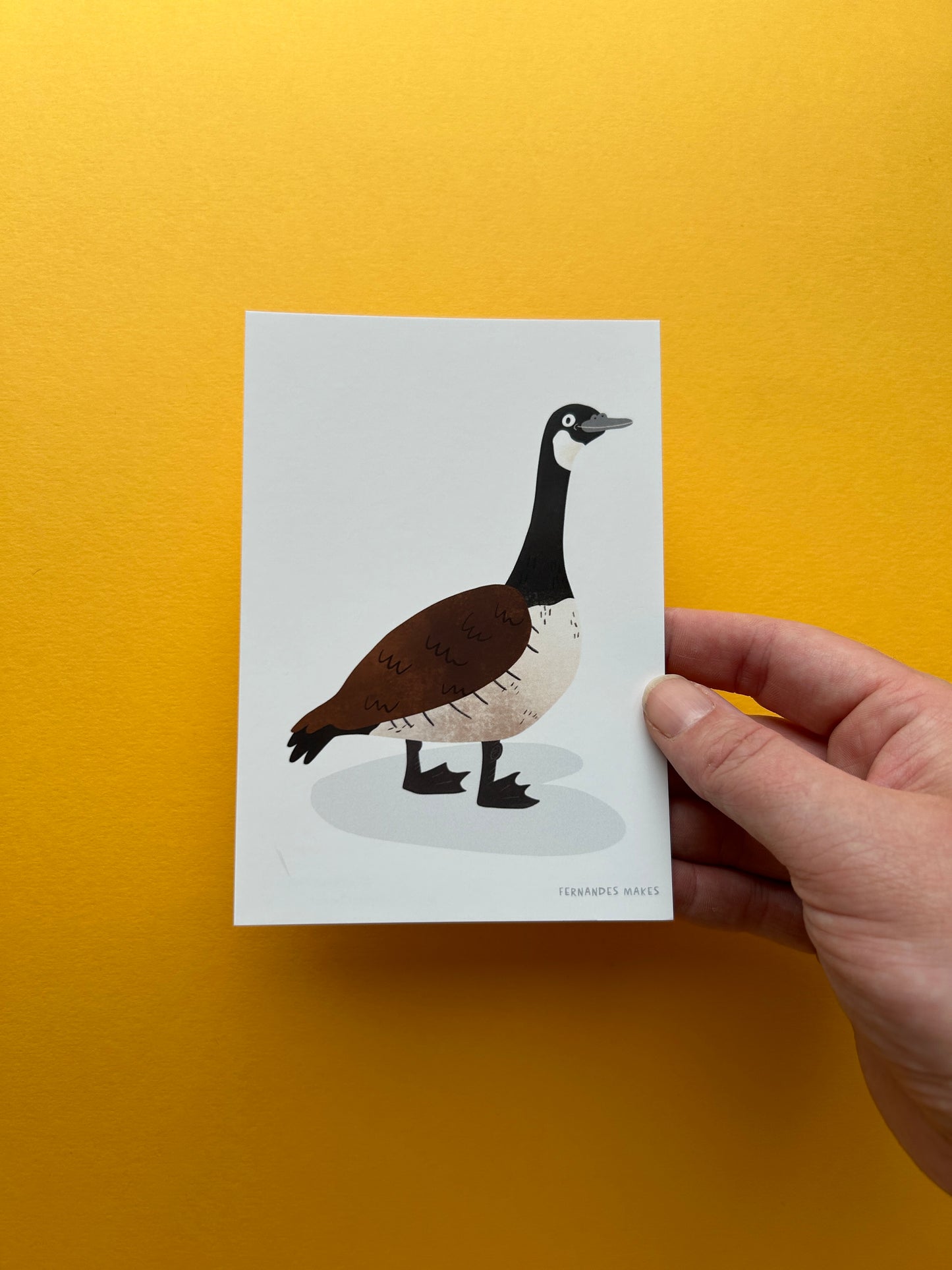 Proud Happy Goose Postcard