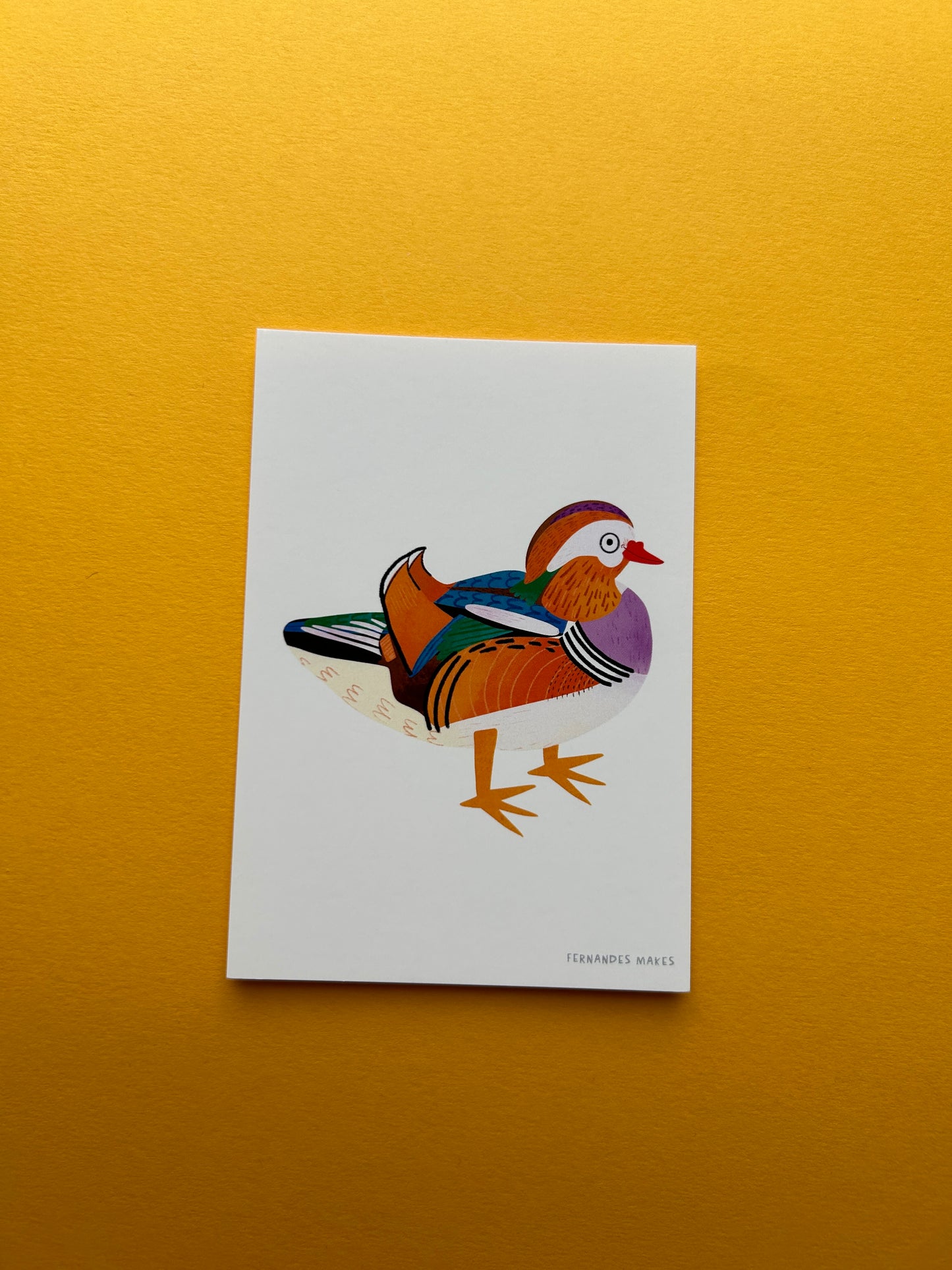 Mandarin Duck Postcard