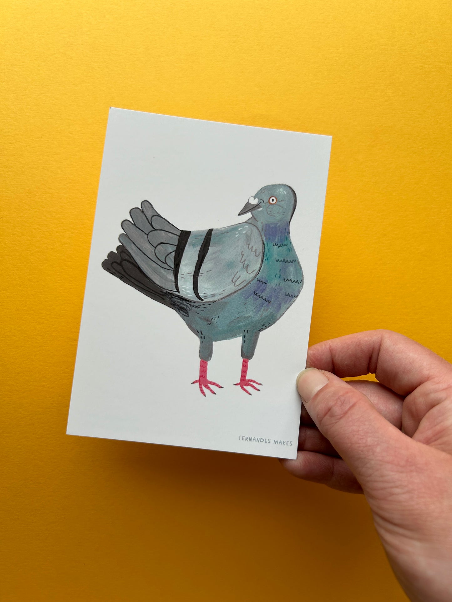 Derpy Pigeon Postcard