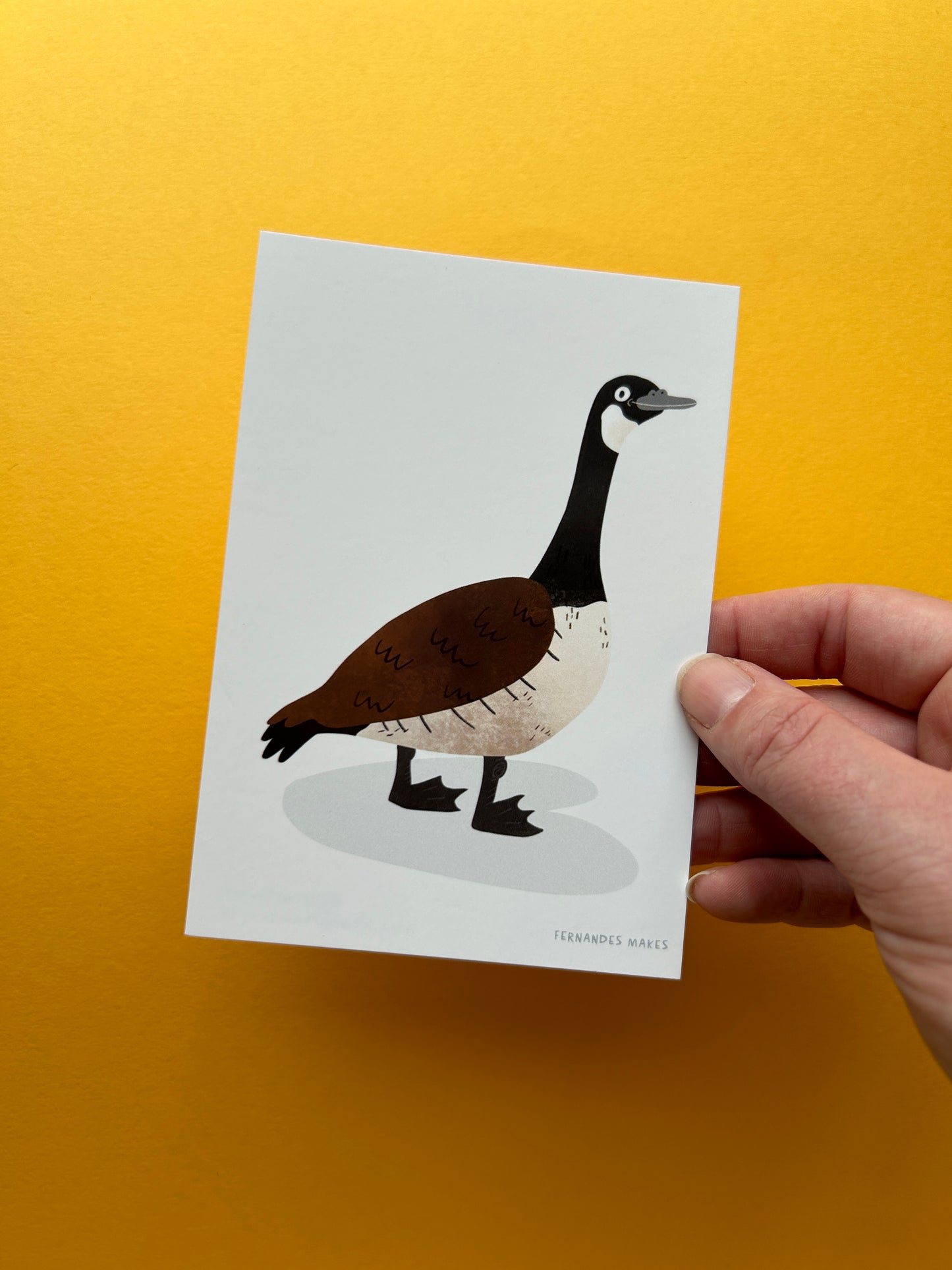 Proud Happy Goose Postcard