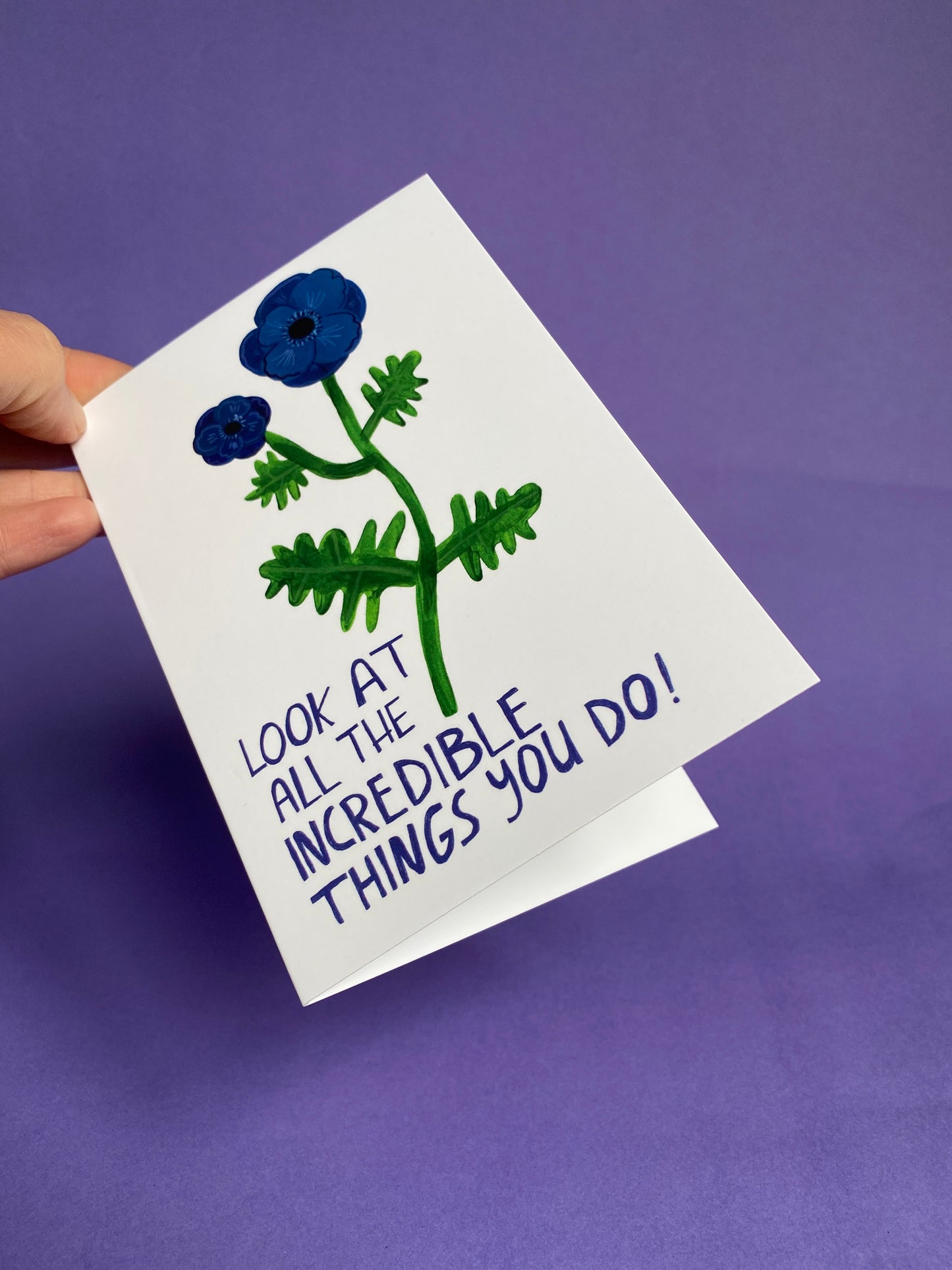 Look At All The Incredible Things You Do Poppy Greeting Card