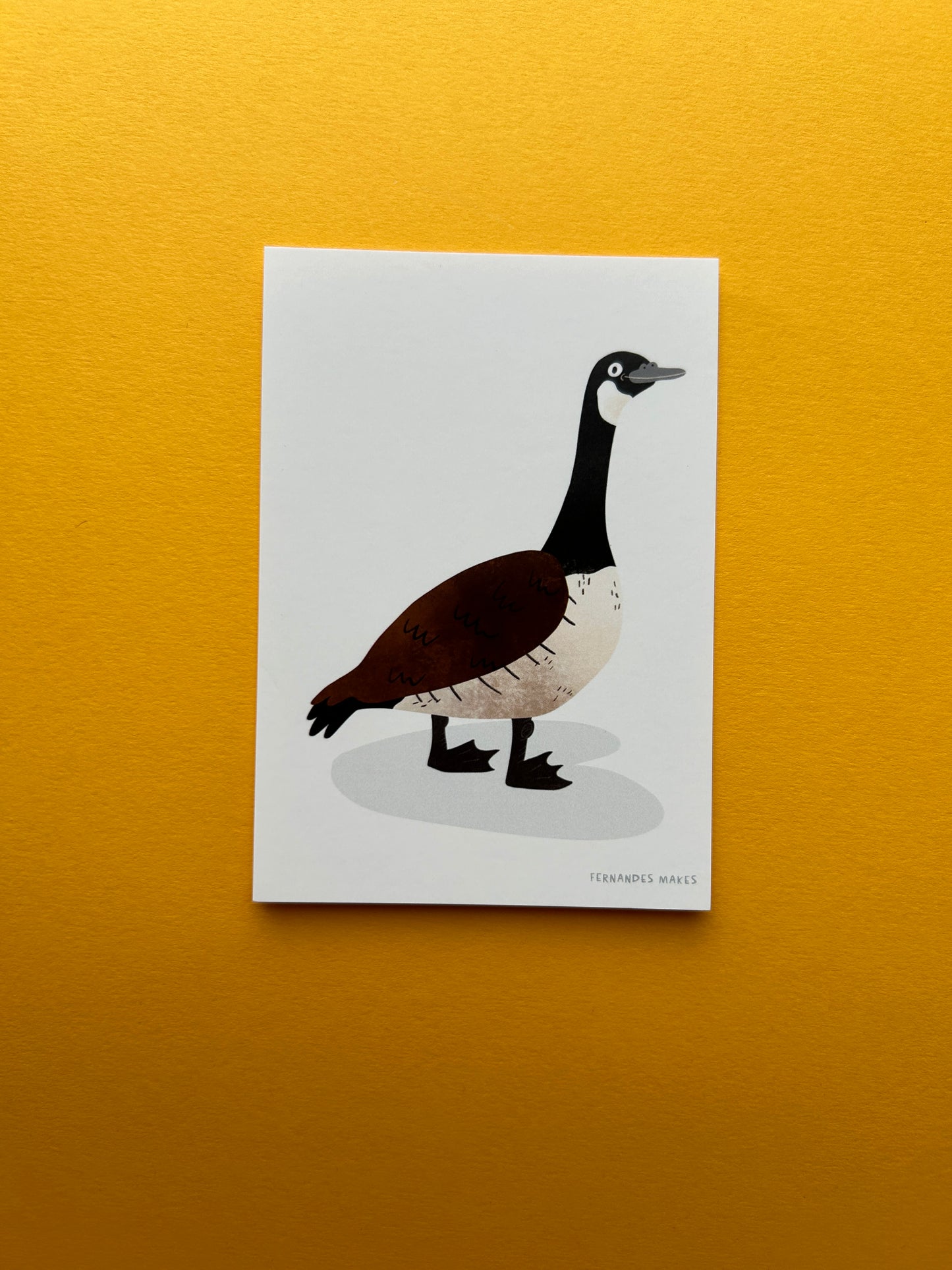 Proud Happy Goose Postcard