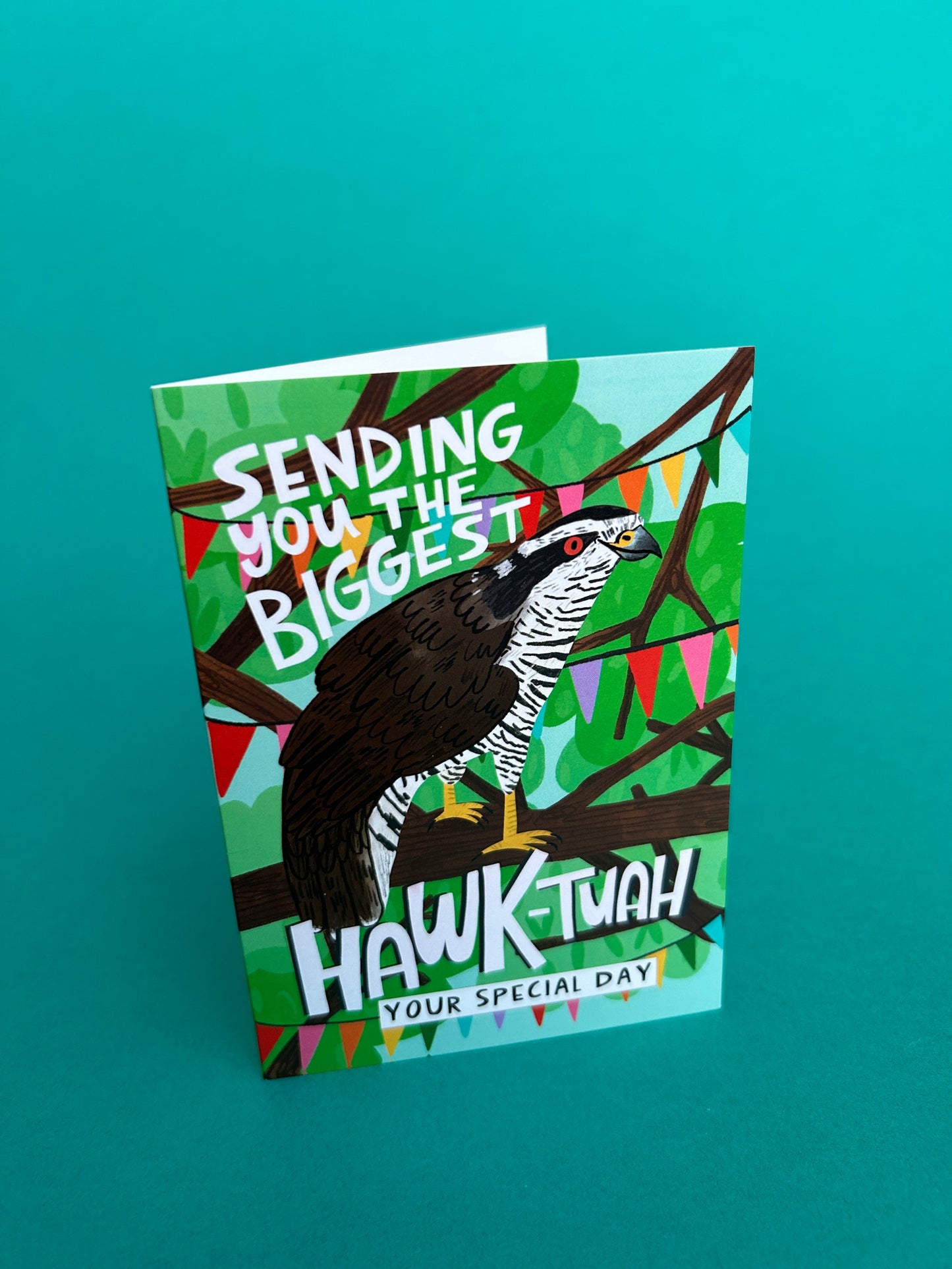 Hawk Tuah Greeting Card