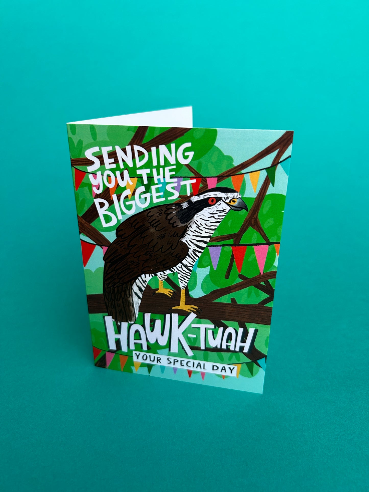 Hawk Tuah Greeting Card